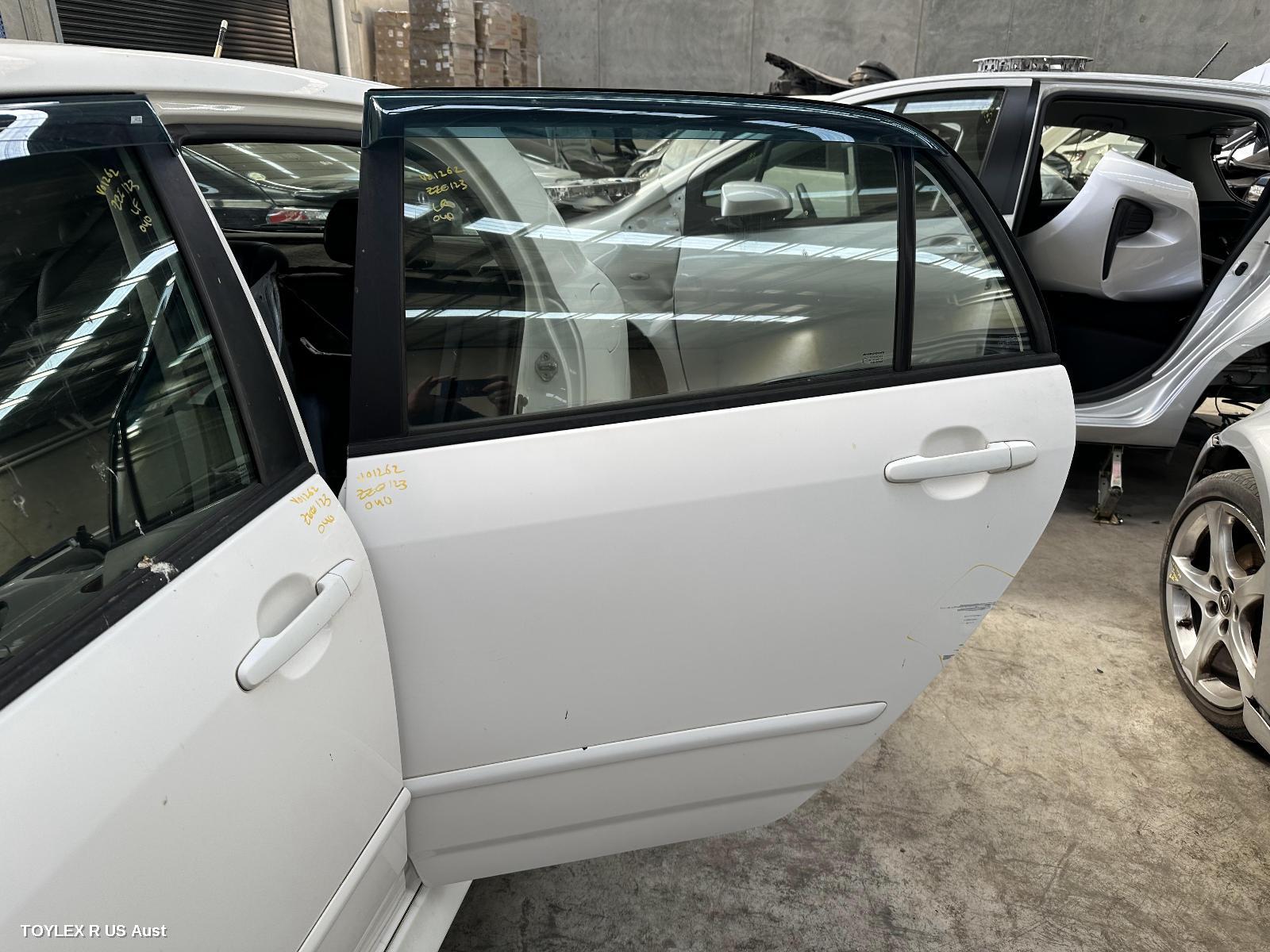 TOYOTA COROLLA 2003 Left Rear Door/Sliding ZZE122 (SOUTH AFRICA-VIN AHT), HATCH