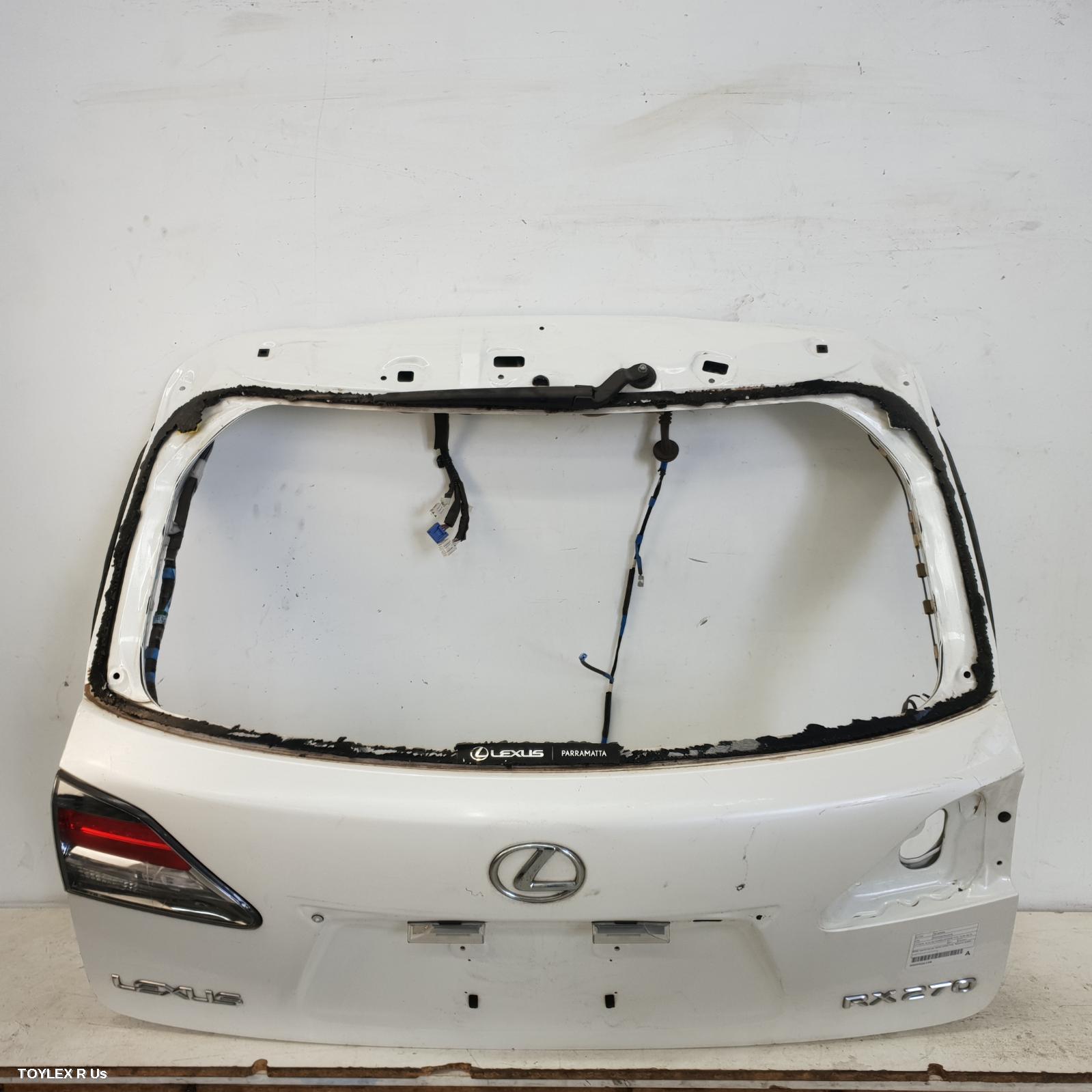 LEXUS RX SERIES 2011 Bootlid/Tailgate TAILGATE, AL10, W/ POWER LIFTGATE TYPE