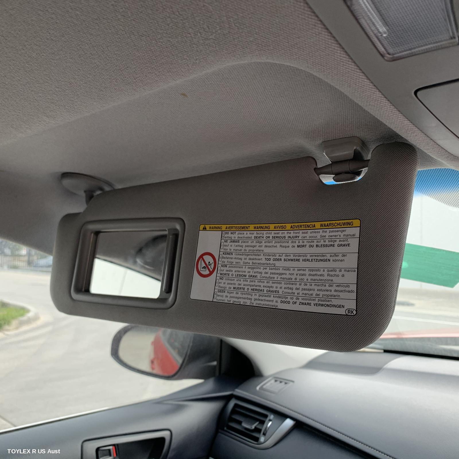 TOYOTA CAMRY 2012 Sunvisor ASV50/AVV50, LH SIDE, NON LAMP TYPE