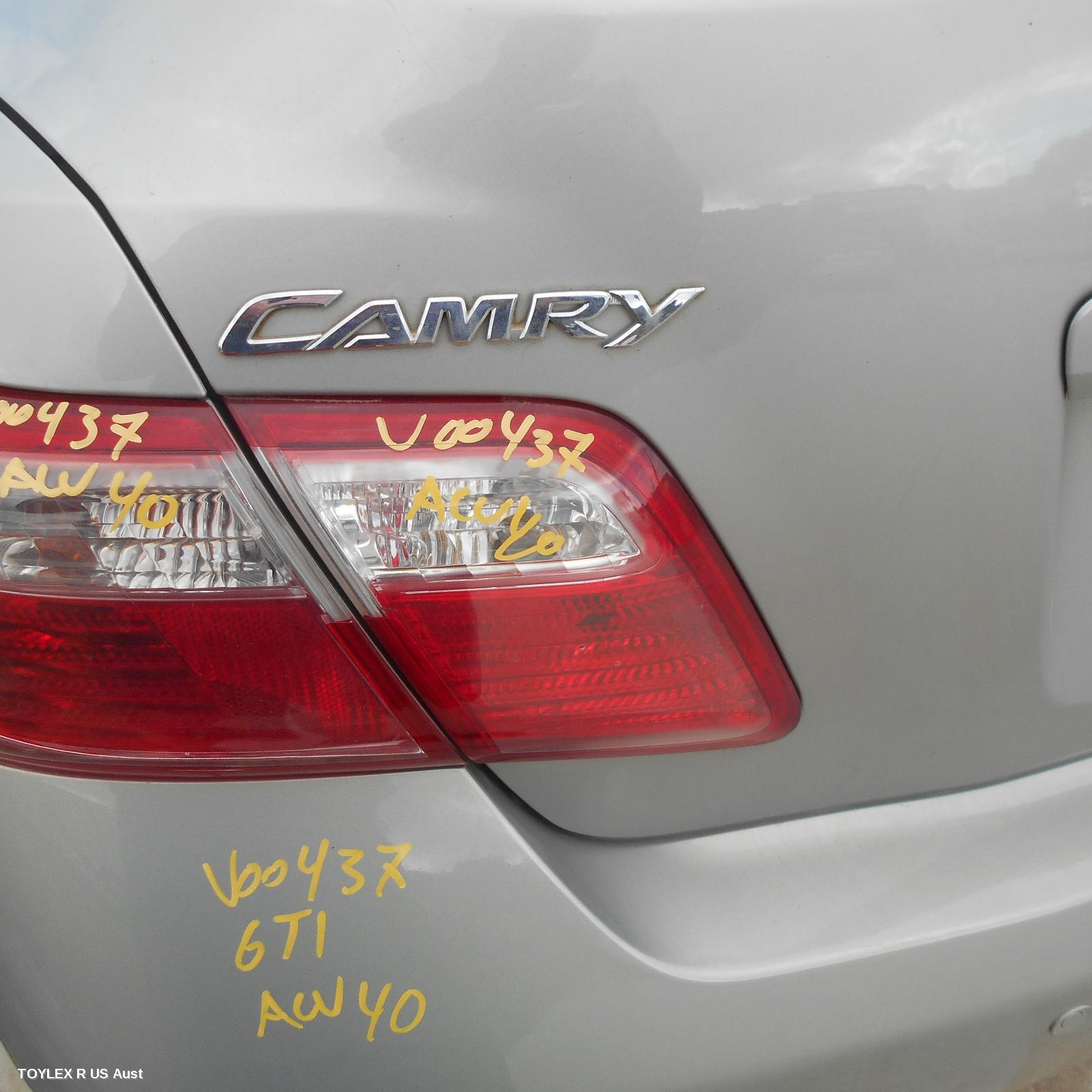TOYOTA CAMRY 2008 Rear Garnish BOOTLID LAMP (LH SIDE), ACV40