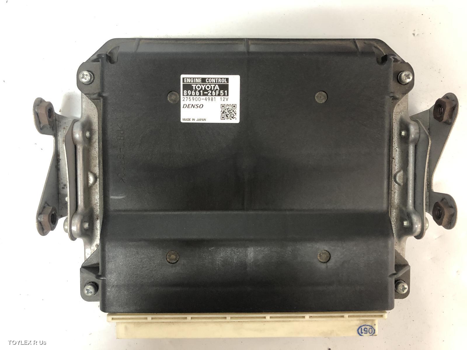 TOYOTA HIACE 2014 Ecu ENGINE ECU, 3.0, 1KD-FTV, DIESEL, P/N 89661-26F51, ECU ONLY, KDH