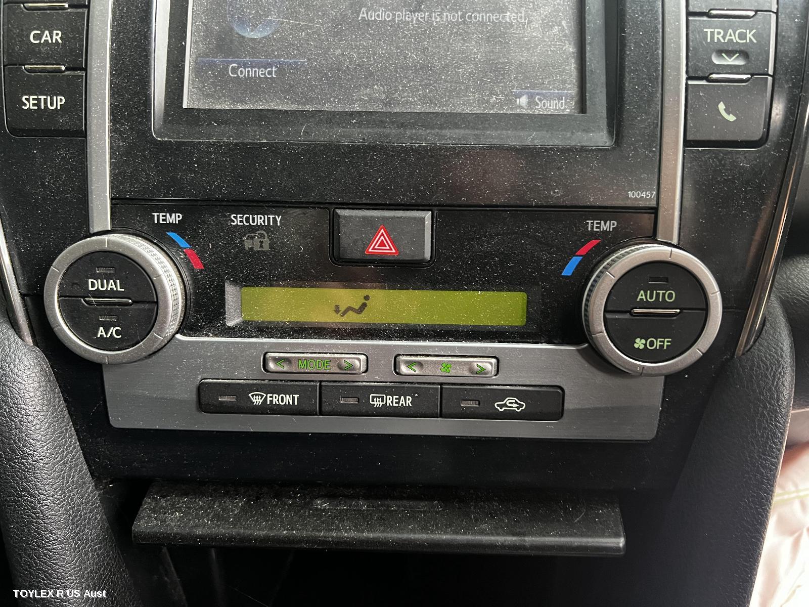 TOYOTA CAMRY 2016 Heater/Ac Controls ASV50/AVV50, CLIMATE CONTROL TYPE