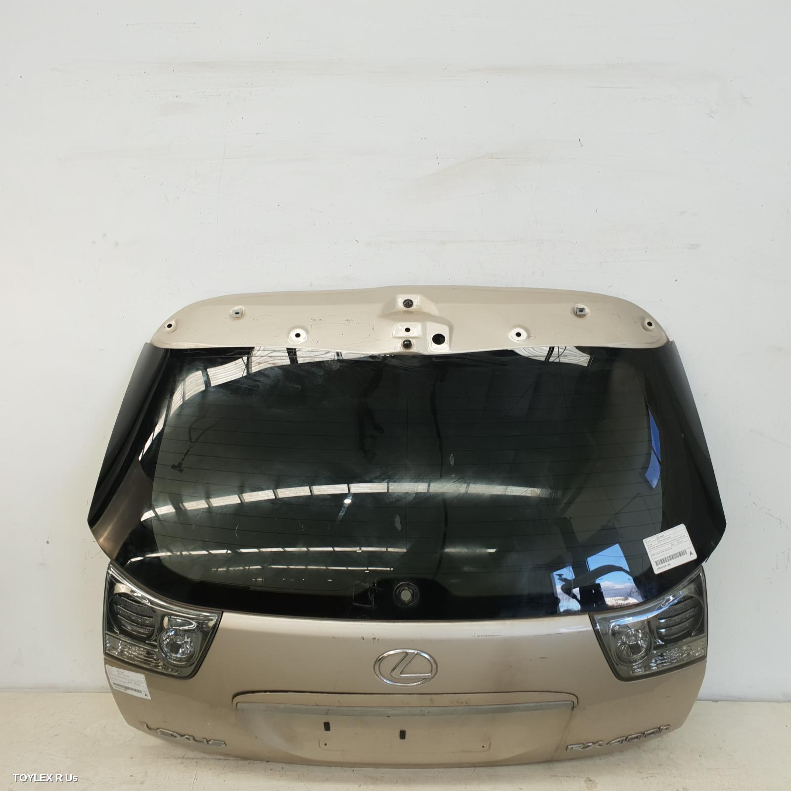 LEXUS RX SERIES 2007 Bootlid/Tailgate TAILGATE, MCU3/GSU3/MHU3#, W/ POWER LIFTGATE, REV CAM & NAV SYSTEM TYPE