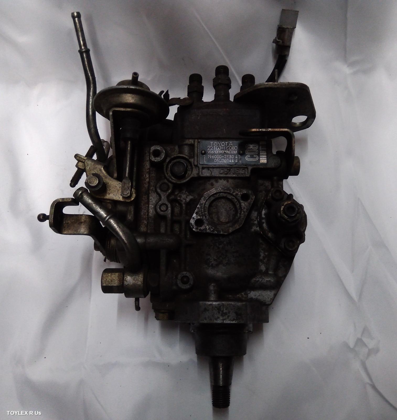 TOYOTA LANDCRUISER 2002 Injector Pump 100 SERIES, 4.2, 1HZ, DIESEL, P/N 22100-1C080, W/ IMMOBILISER TYPE
