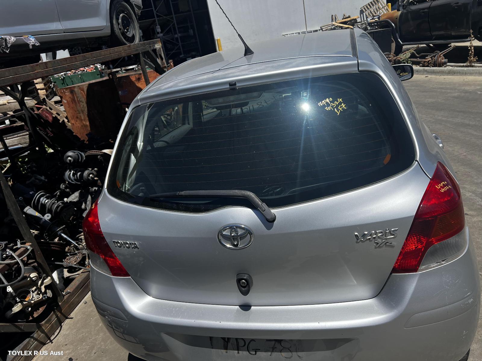 TOYOTA YARIS 2010 Bootlid/Tailgate TAILGATE, NCP9#, HATCH, NON SPOILER TYPE, 10/05-07/11 (AUS ONLY)