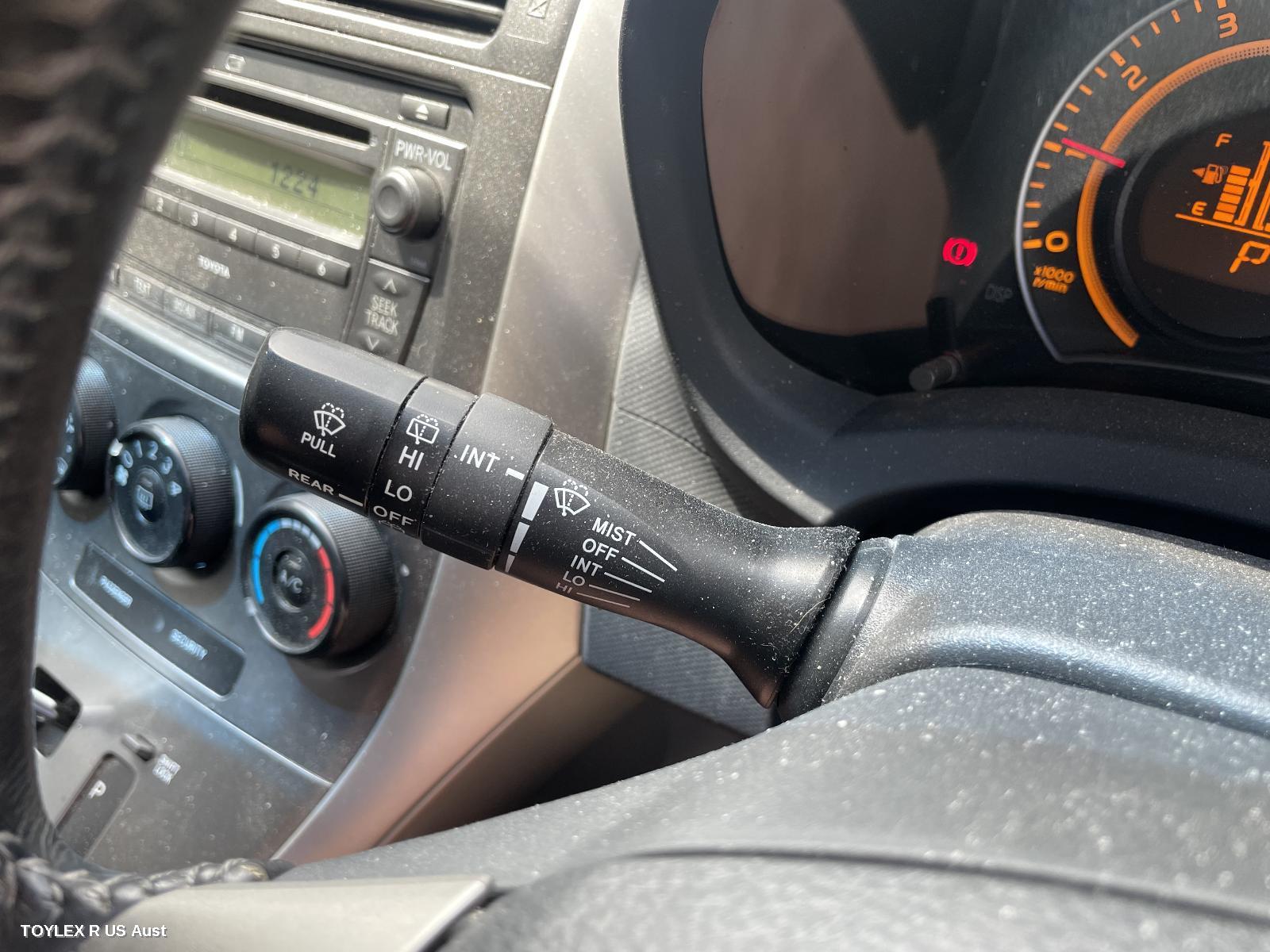 TOYOTA COROLLA 2008 Combination Switch WIPER SWITCH, ZRE152R, HATCH, NON RAIN SENSOR TYPE