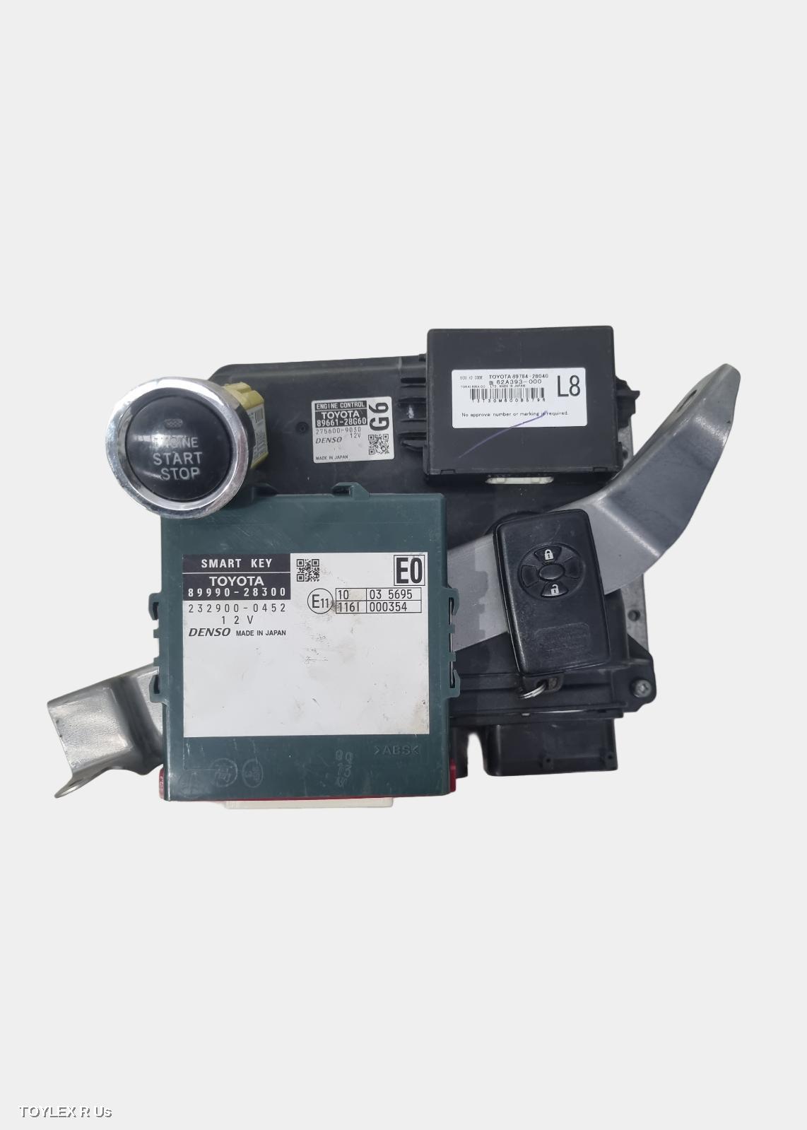 TOYOTA TARAGO 2014 Ecu ENGINE ECU, 2.4, 2AZ-FE, P/N 89661-28G60, SEC SET (ECU/IMM/READER/KEY), ACR50R