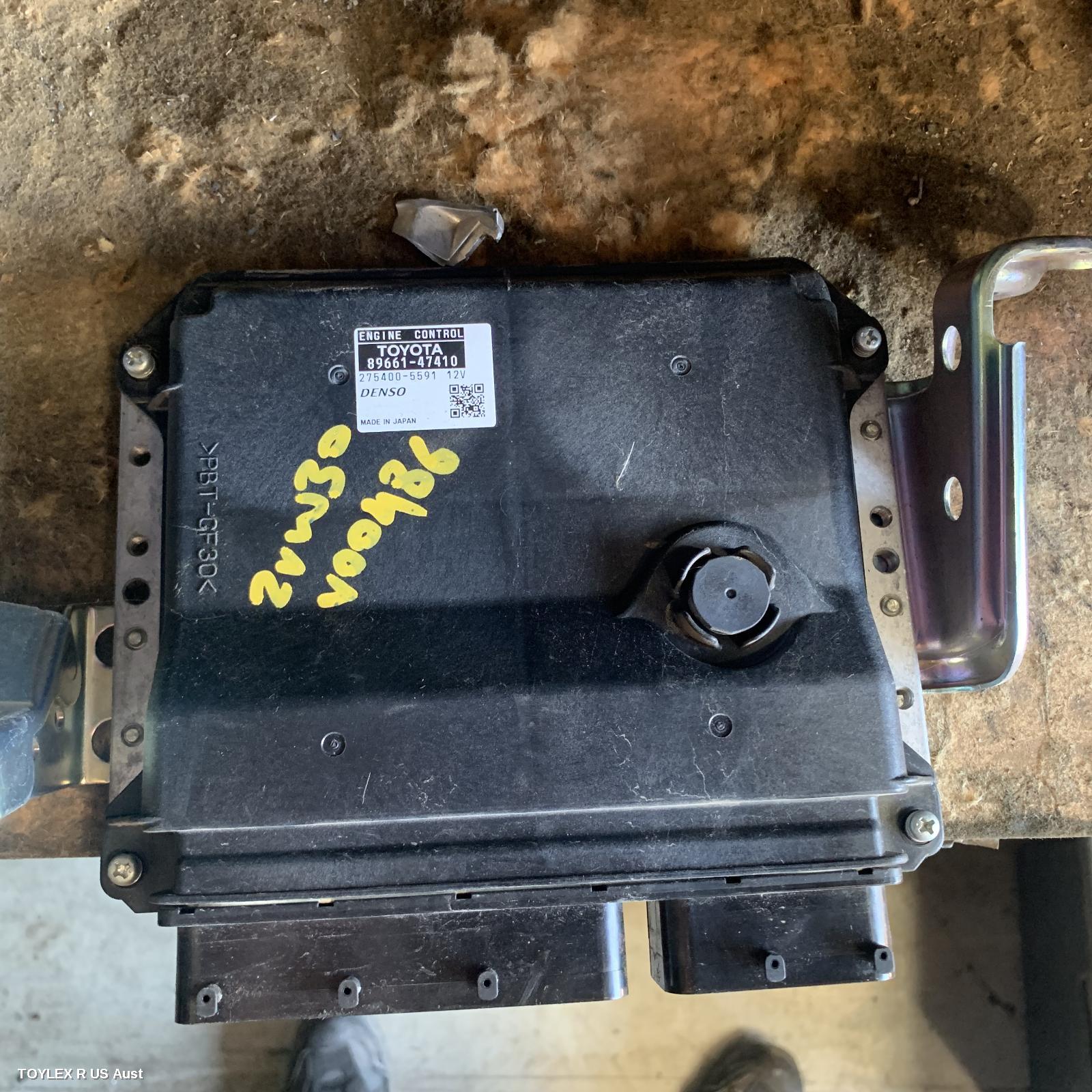 TOYOTA PRIUS 2011 Ecu ENGINE ECU, 1.8, 2ZR-FXE, P/N 89661-47280, ECU ONLY, ZVW30R