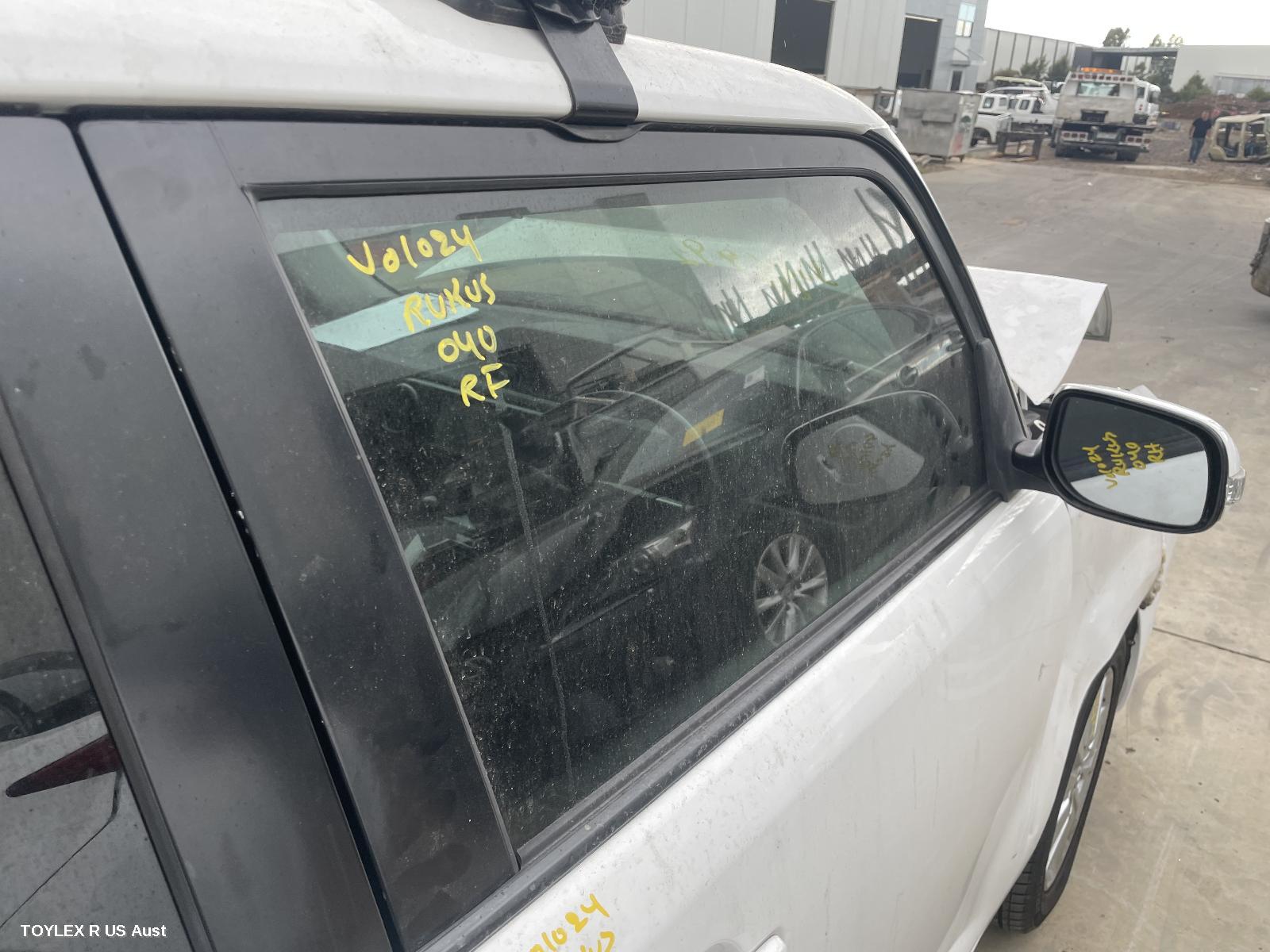 TOYOTA RUKUS 2012 Right Front Door Window AZE151R