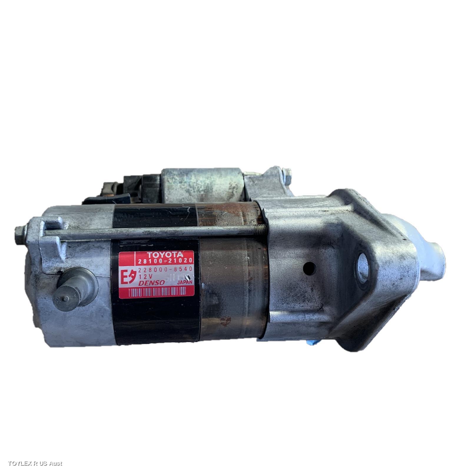 TOYOTA YARIS 2006 Starter 1.3 2NZ/1.5 1NZ, NCP9#, 10/05-06/16 (AUS ONLY)