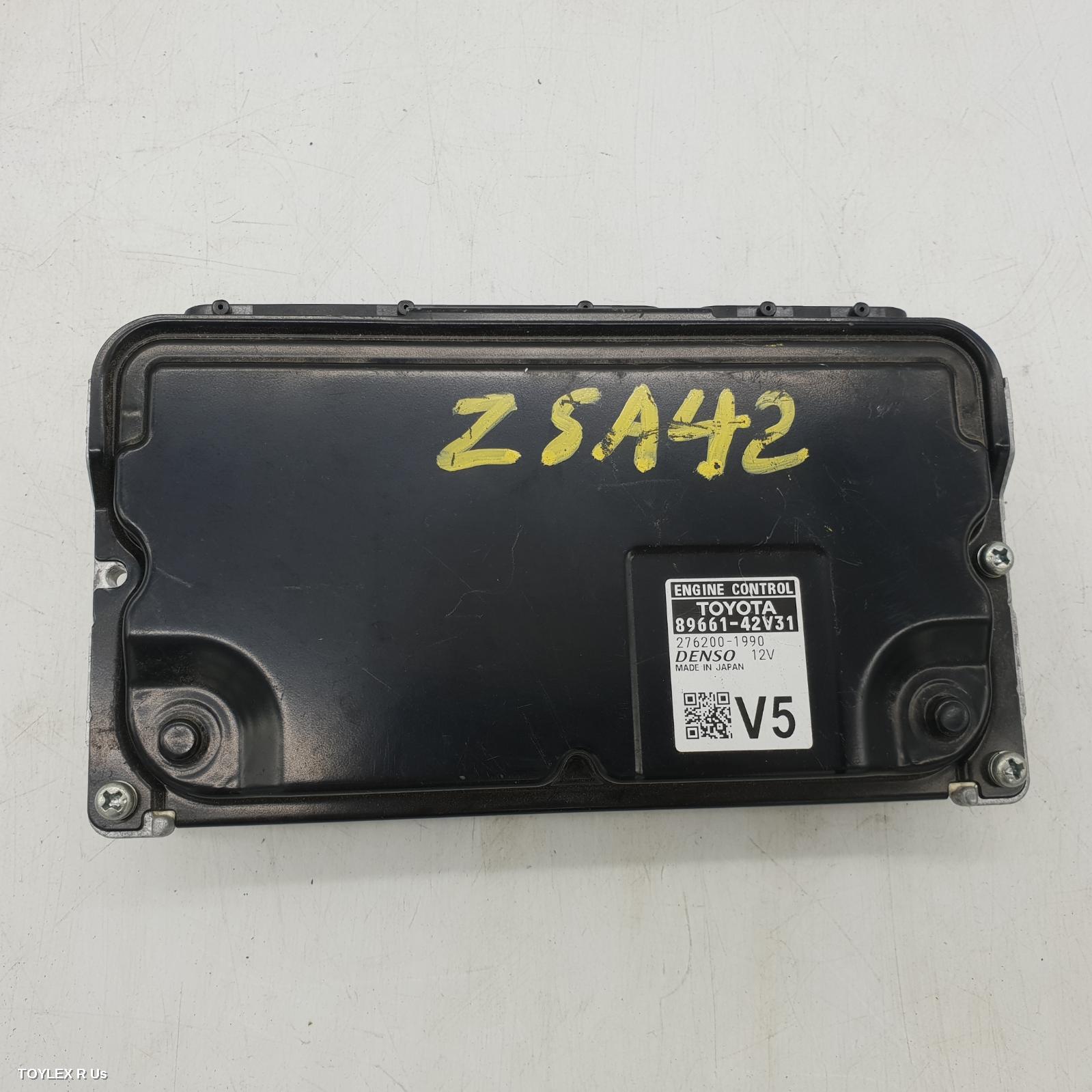 TOYOTA RAV4 2018 Ecu ENGINE ECU, 2.0, 3ZR-FE, PETROL, AUTO T/M, ECU ONLY, ZSA42R