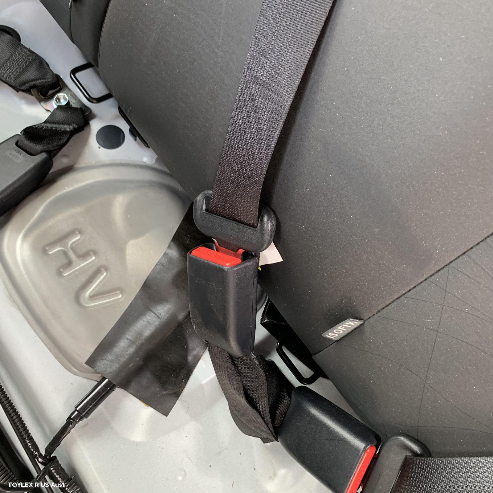 TOYOTA PRIUS 2015 Seatbelt/Stalk CENTRE REAR, SEAT BELT ONLY, NHP10R, PRIUS C