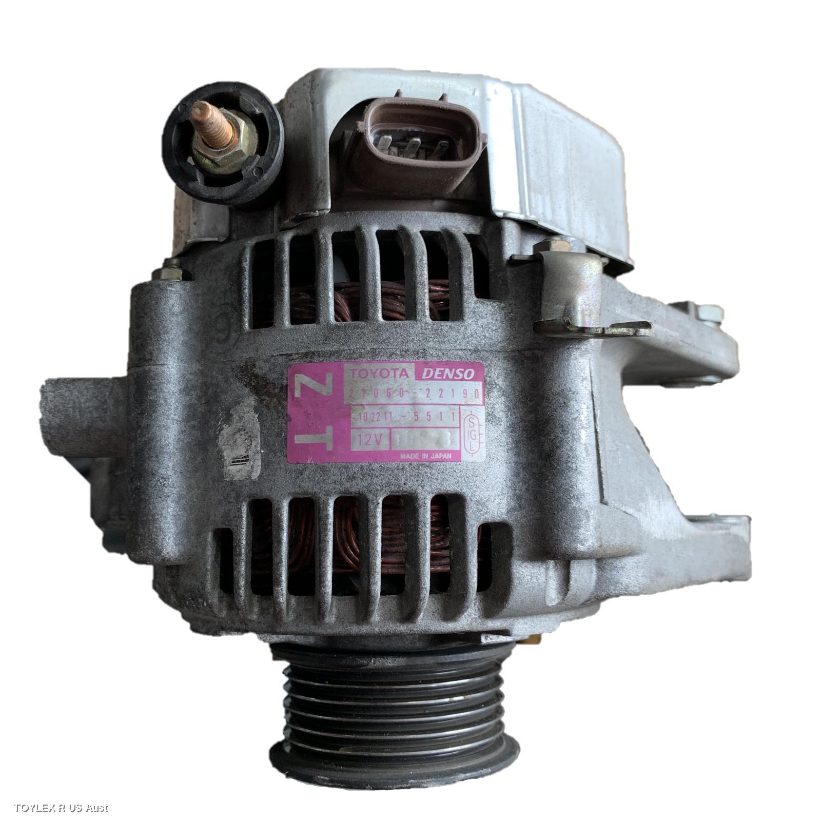 TOYOTA COROLLA 2003 Alternator 1.8, 2ZZ-GE, NIPPONDENSO, ZZE122, 04/03-06/07 (AUS ONLY)