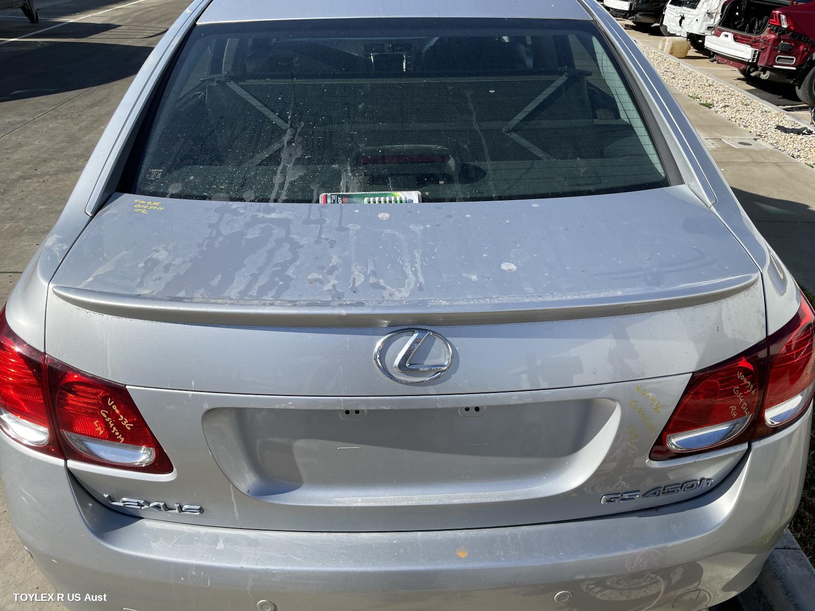 LEXUS GS 2007 Bootlid/Tailgate BOOTLID, 190 SERIES, SPOILERED TYPE, W/ CAMERA