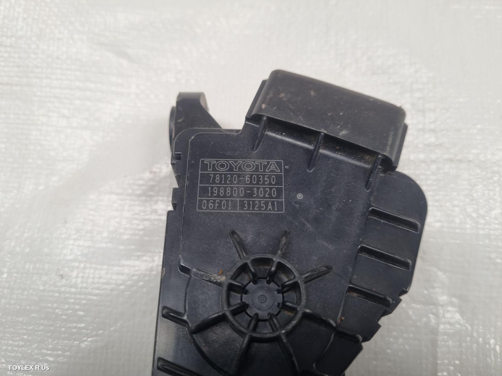 TOYOTA PRADO 2008 Pedal Assembly ACCELERATOR PEDAL, SUIT ALL ENGINE TYPES (EXCLUDING 3RZFE), 120 SERIES