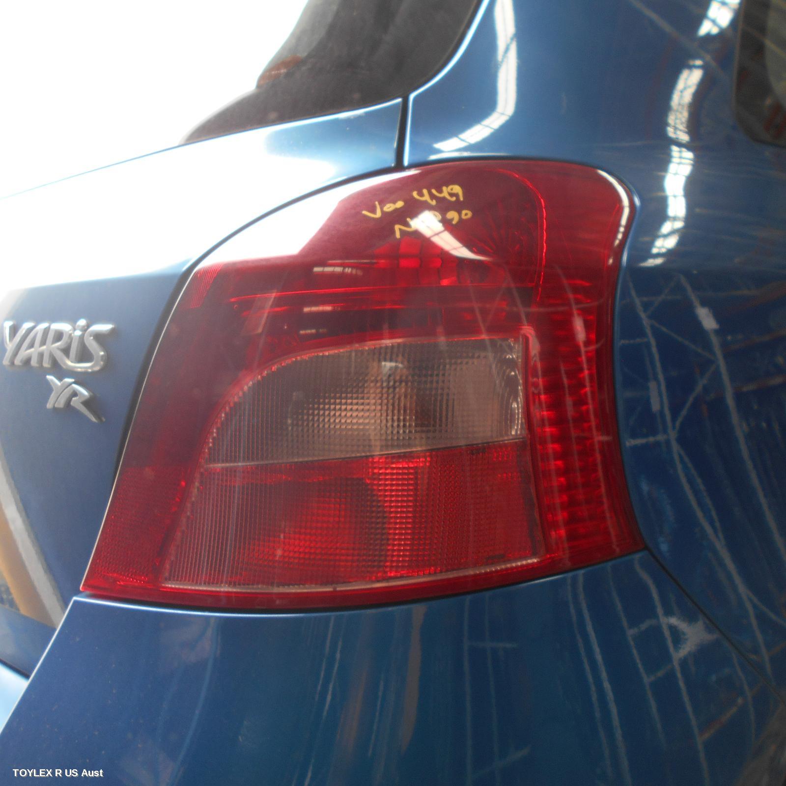 TOYOTA YARIS 2007 Right Taillight NCP9#, HATCH, LENS# 52-142, JAP TYPE, 10/05-08/08 (AUS ONLY)