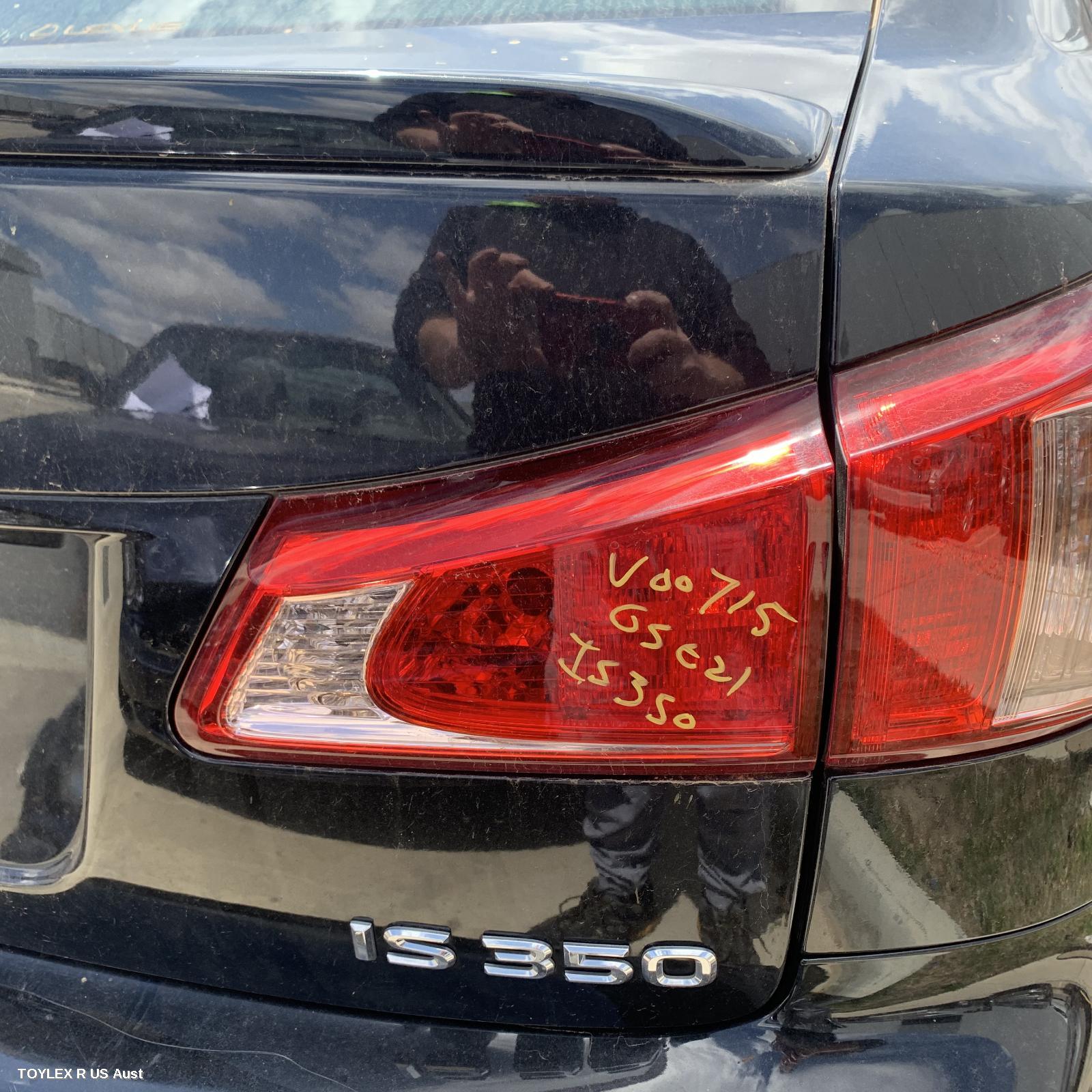 LEXUS IS250/IS250C 2012 Rear Garnish IS250/IS350, BOOTLID LAMP (RH SIDE), GSE20R, SEDAN