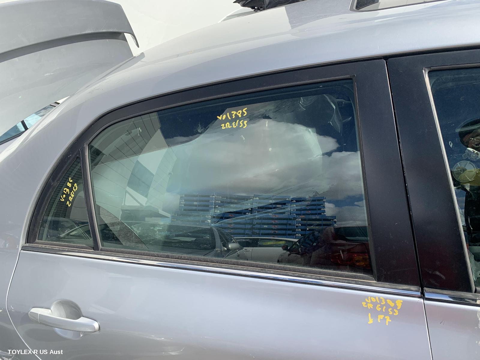 TOYOTA COROLLA 2013 Right Rear Door Window ZRE152/153R, SEDAN