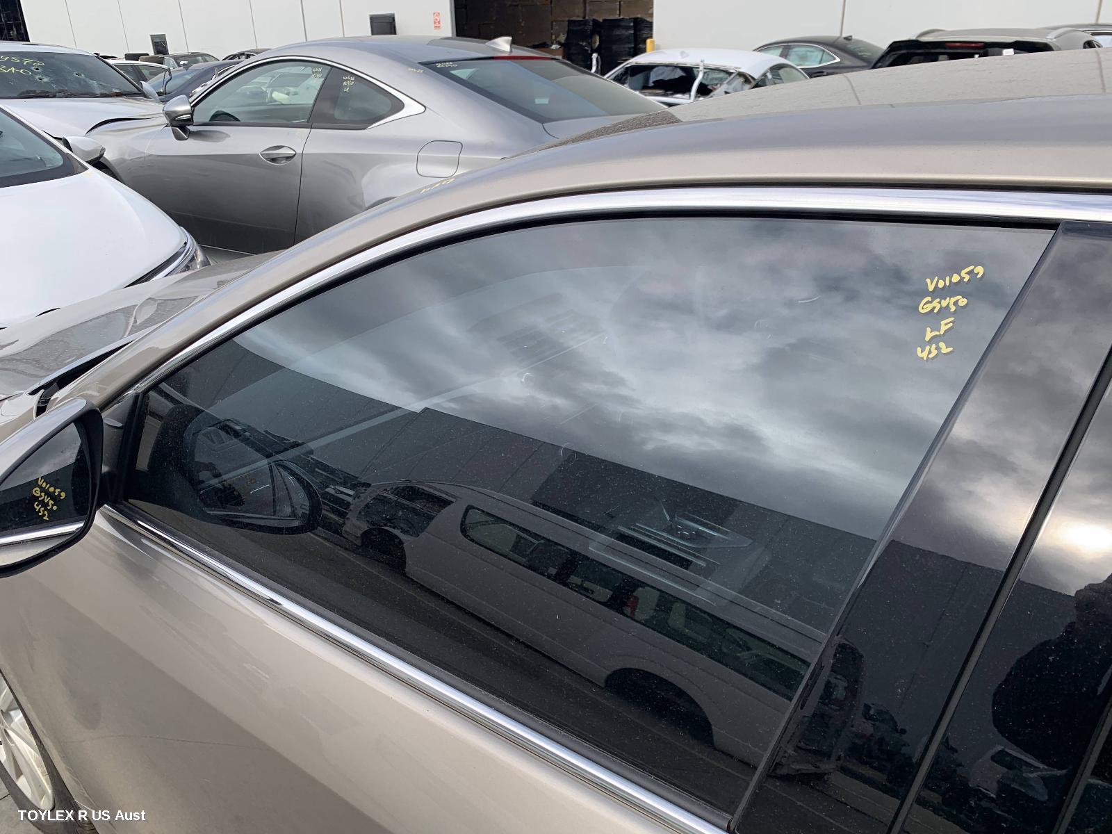 TOYOTA AURION 2013 Left Front Door Window GSV50R