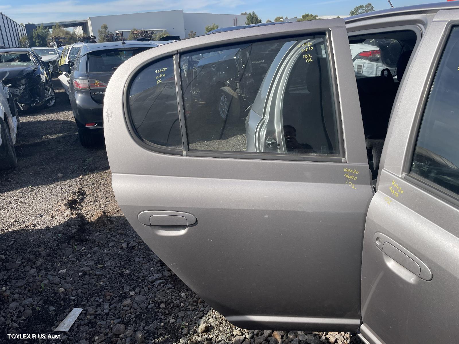 TOYOTA ECHO 2003 Right Rear Door Sliding NCP10R, 5DR HATCH