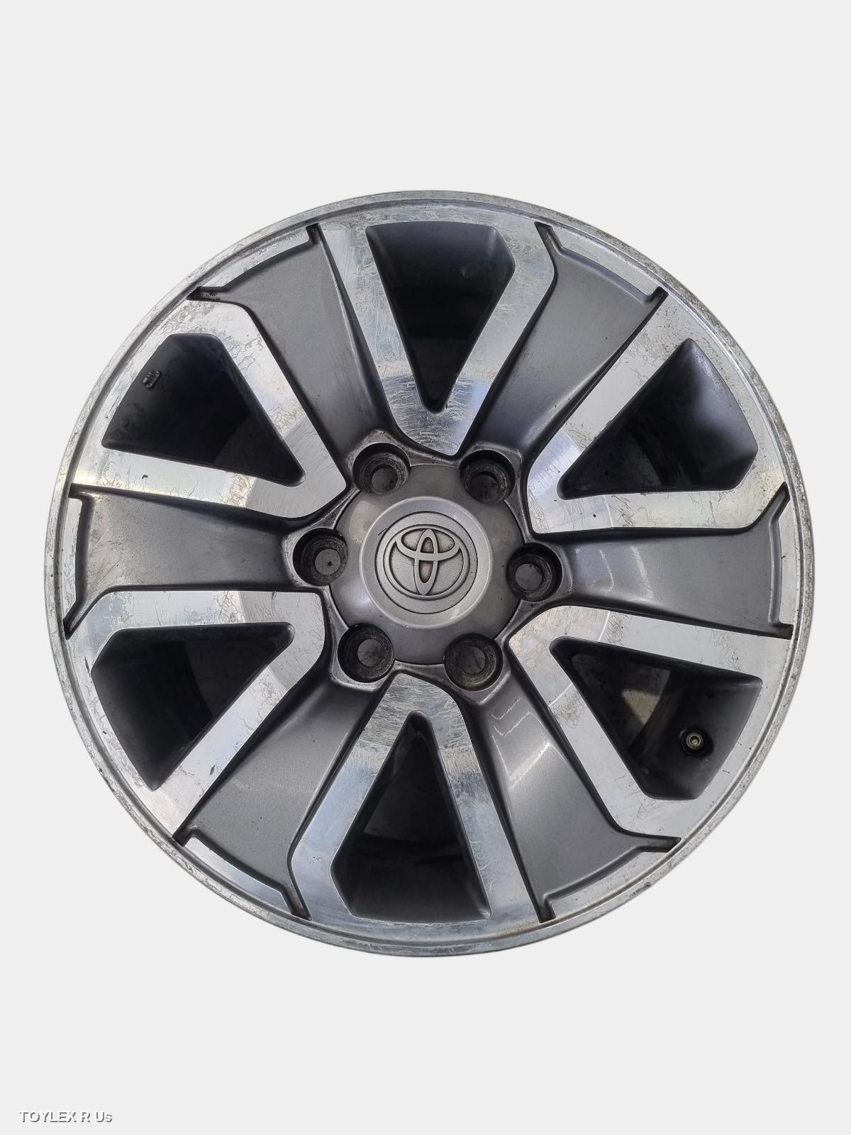 TOYOTA HILUX 2008 Wheel Mag FACTORY, 17X7.5IN, 6 SPOKE, GREY, TRD