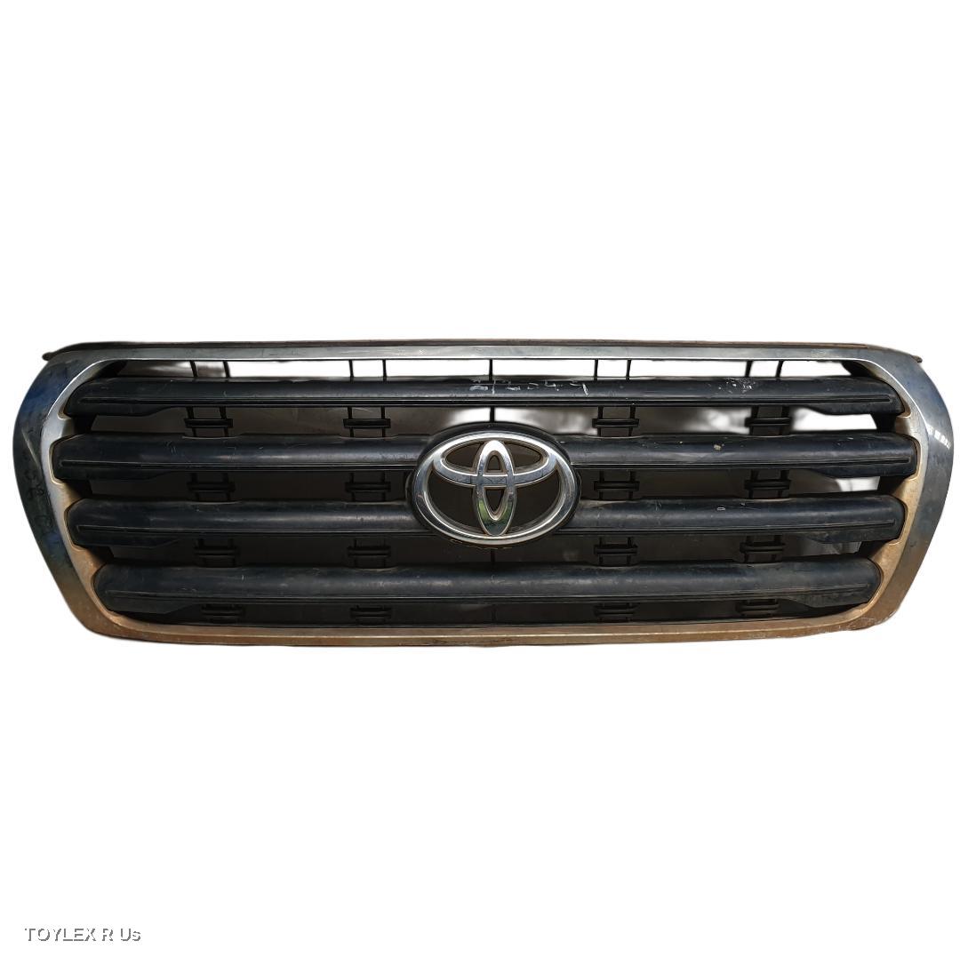 TOYOTA LANDCRUISER 2010 Grille 200 SERIES, RADIATOR GRILLE, BLACK, CHROME SURROUND, GX/GXL