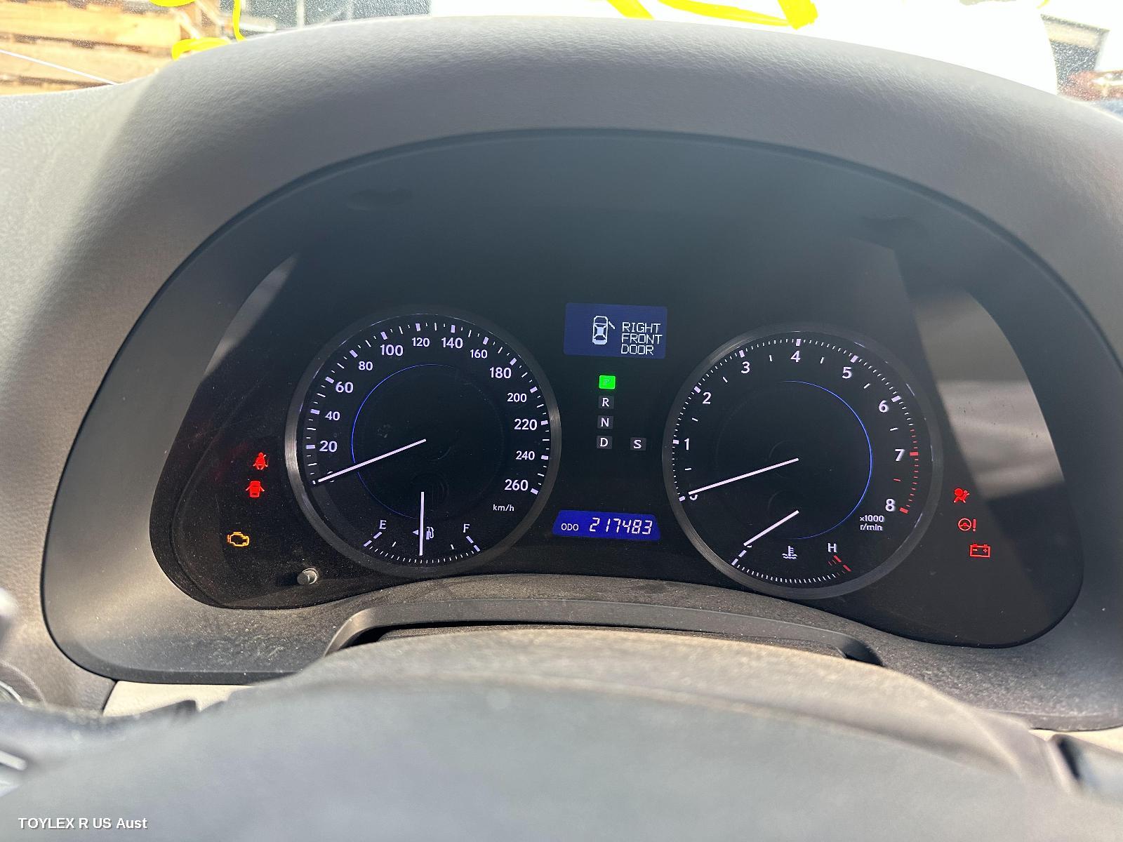 LEXUS IS250/IS250C 2011 Instrument Cluster AUTO T/M, GSE20R