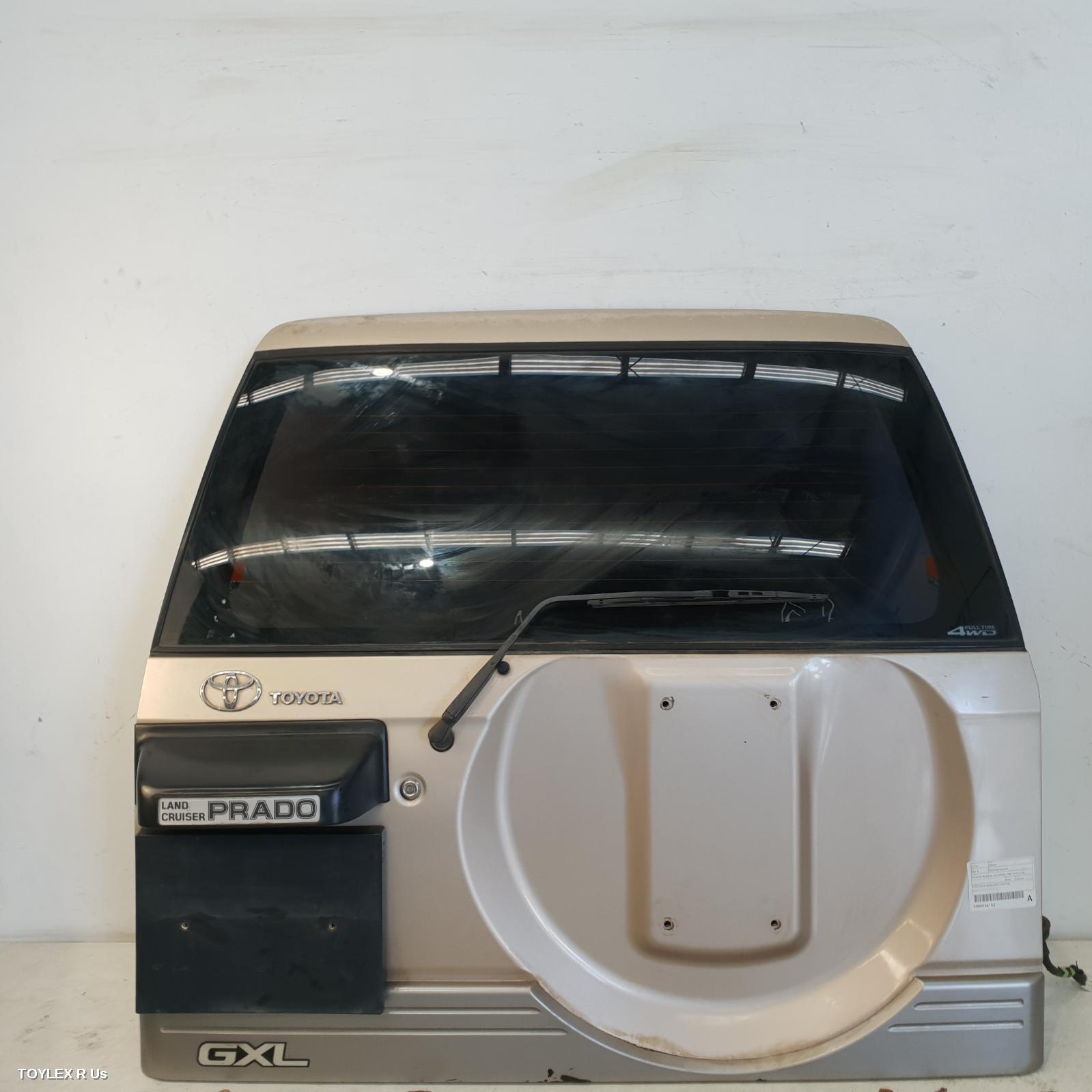 TOYOTA PRADO 2000 Bootlid/Tailgate TAILGATE, 95 SERIES, W/ GARNISH TYPE