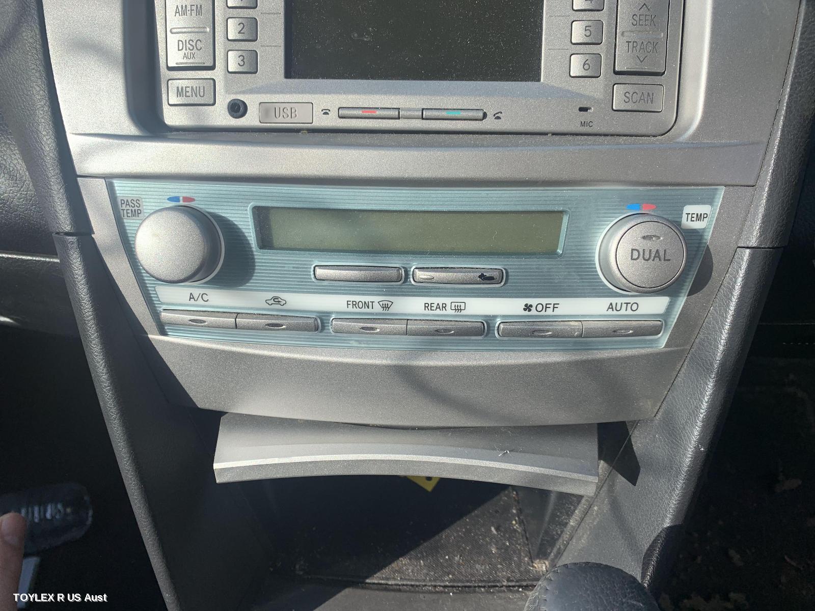 TOYOTA CAMRY 2010 Heater/Ac Controls ACV40/AHV40, ATEVA/GRANDE/SPORTIVO/TOURING/HYBRID, CLIMATE CONTROL TYPE