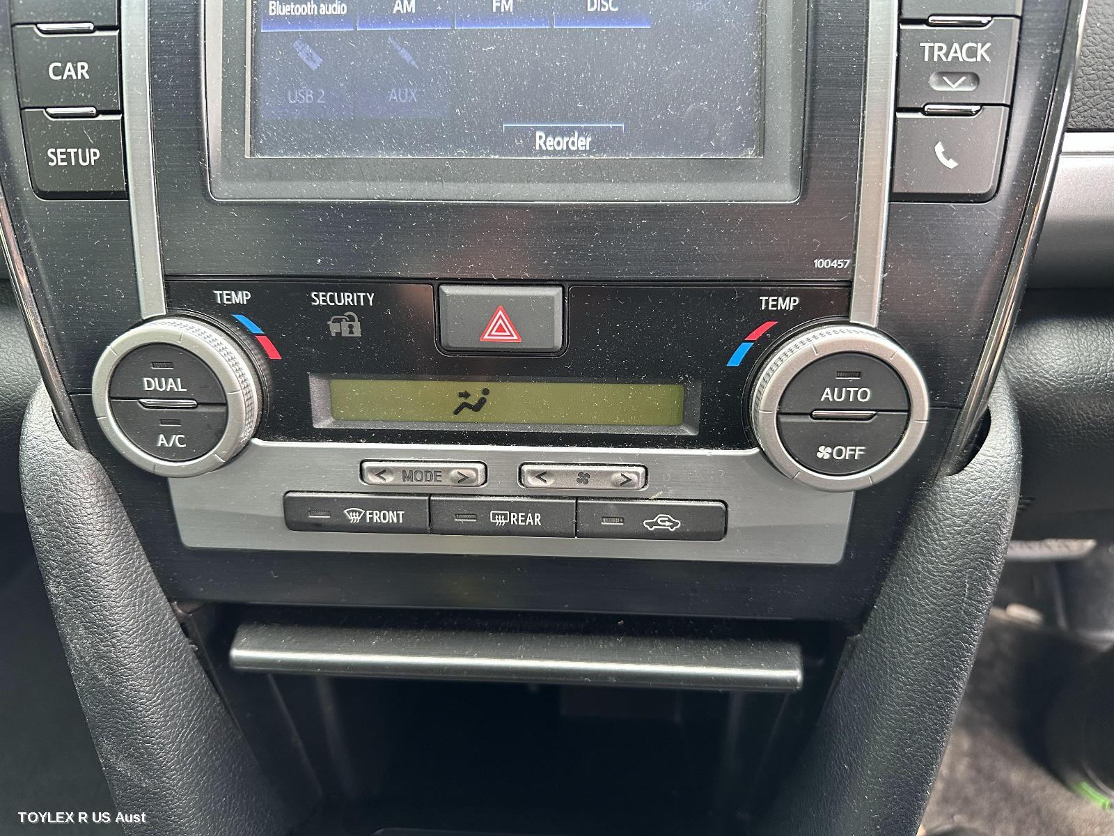 TOYOTA CAMRY 2015 Heater/Ac Controls ASV50/AVV50, CLIMATE CONTROL TYPE
