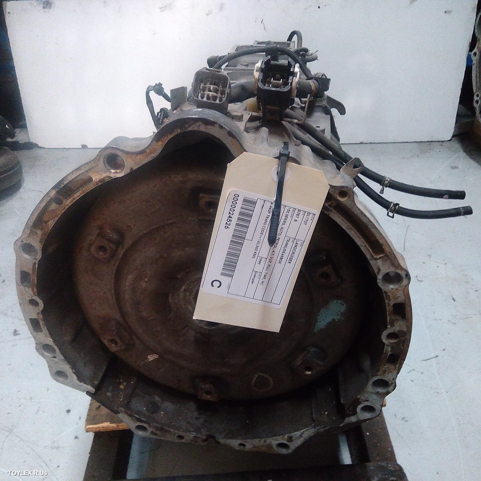 TOYOTA LANDCRUISER 1999 Trans/Gearbox 100 SERIES, AUTO, PETROL, 4.7, 2UZ, A442F CODE, 4 SPEED, NO TRANSFER CASE