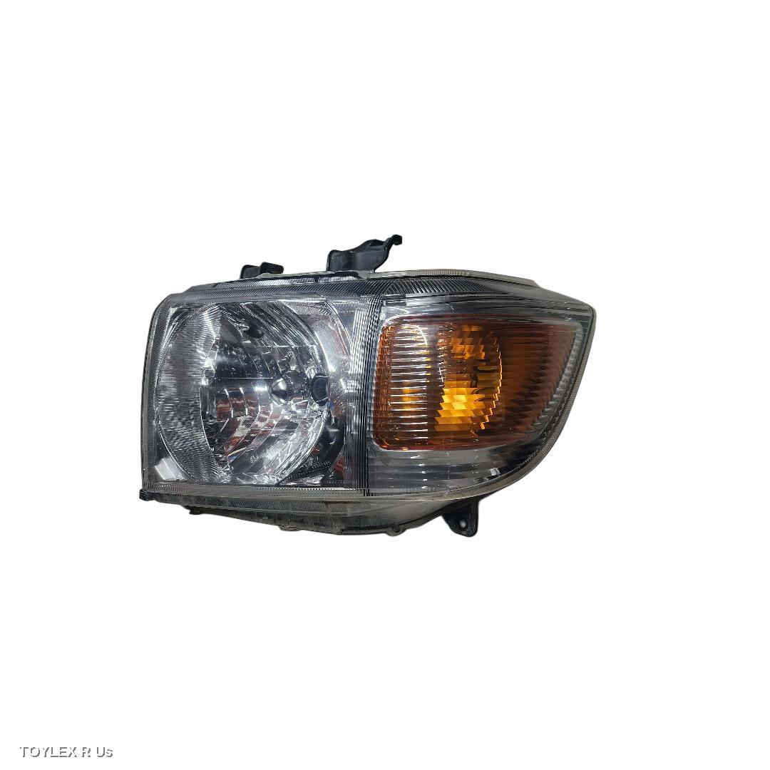 TOYOTA LANDCRUISER 2010 Left Headlamp 76/78/79 SERIES (MY07 UPDATE), HALOGEN TYPE, BLACK TYPE