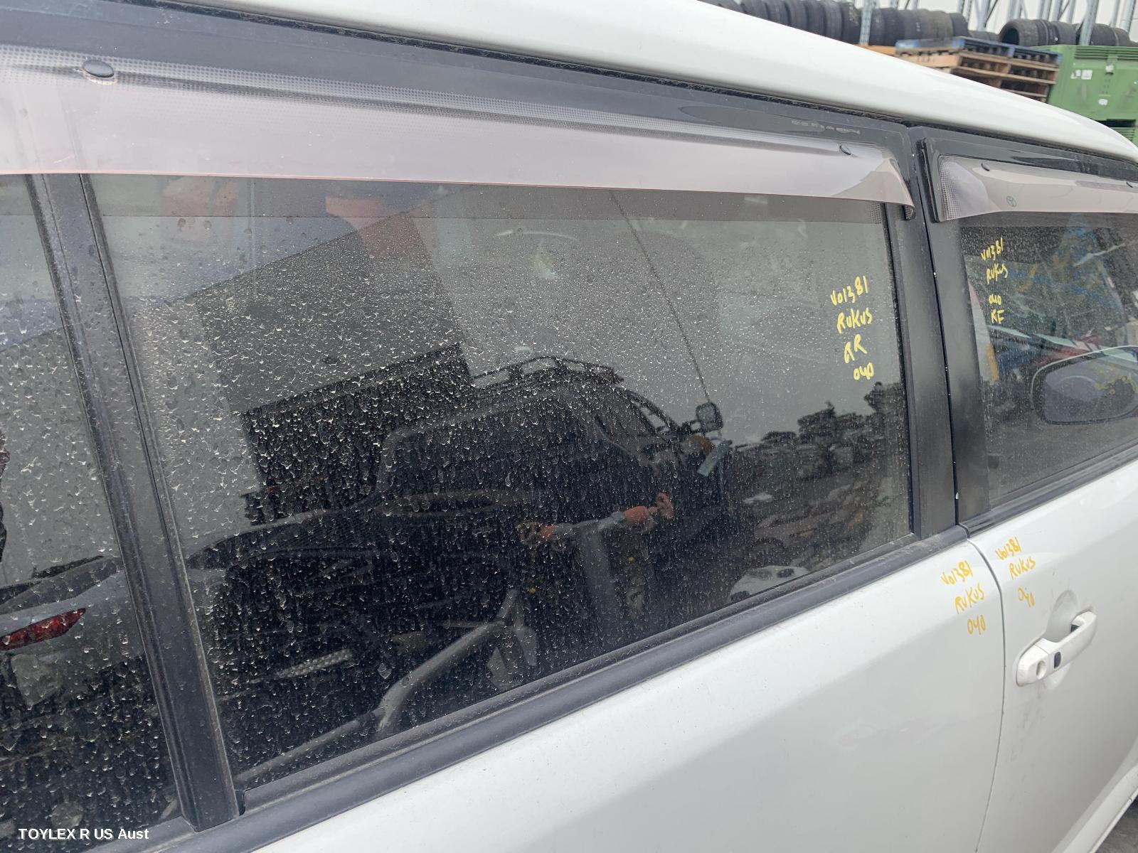 TOYOTA RUKUS 2010 Right Rear Door Window AZE151R