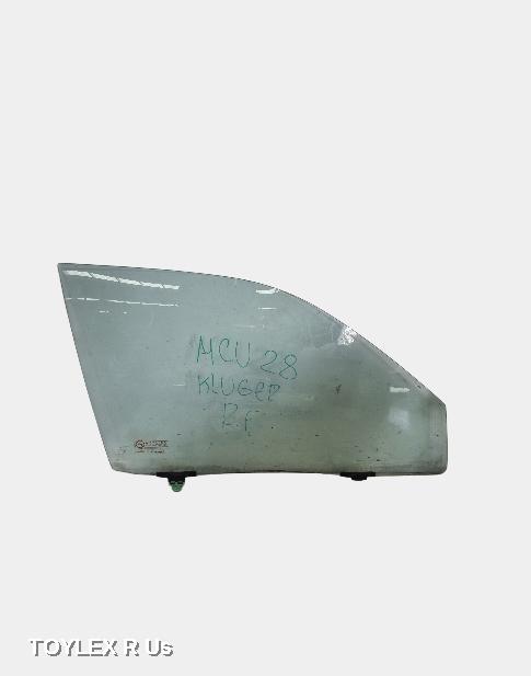 TOYOTA KLUGER 2005 Right Front Door Window MCU28R