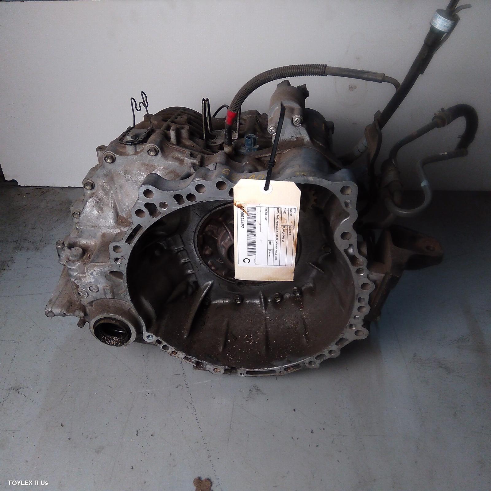 TOYOTA KLUGER 2011 Trans/Gearbox AUTO, FWD, PETROL, 3.5, 2GR-FE, (4TH VIN = D), GSU40-GSU45