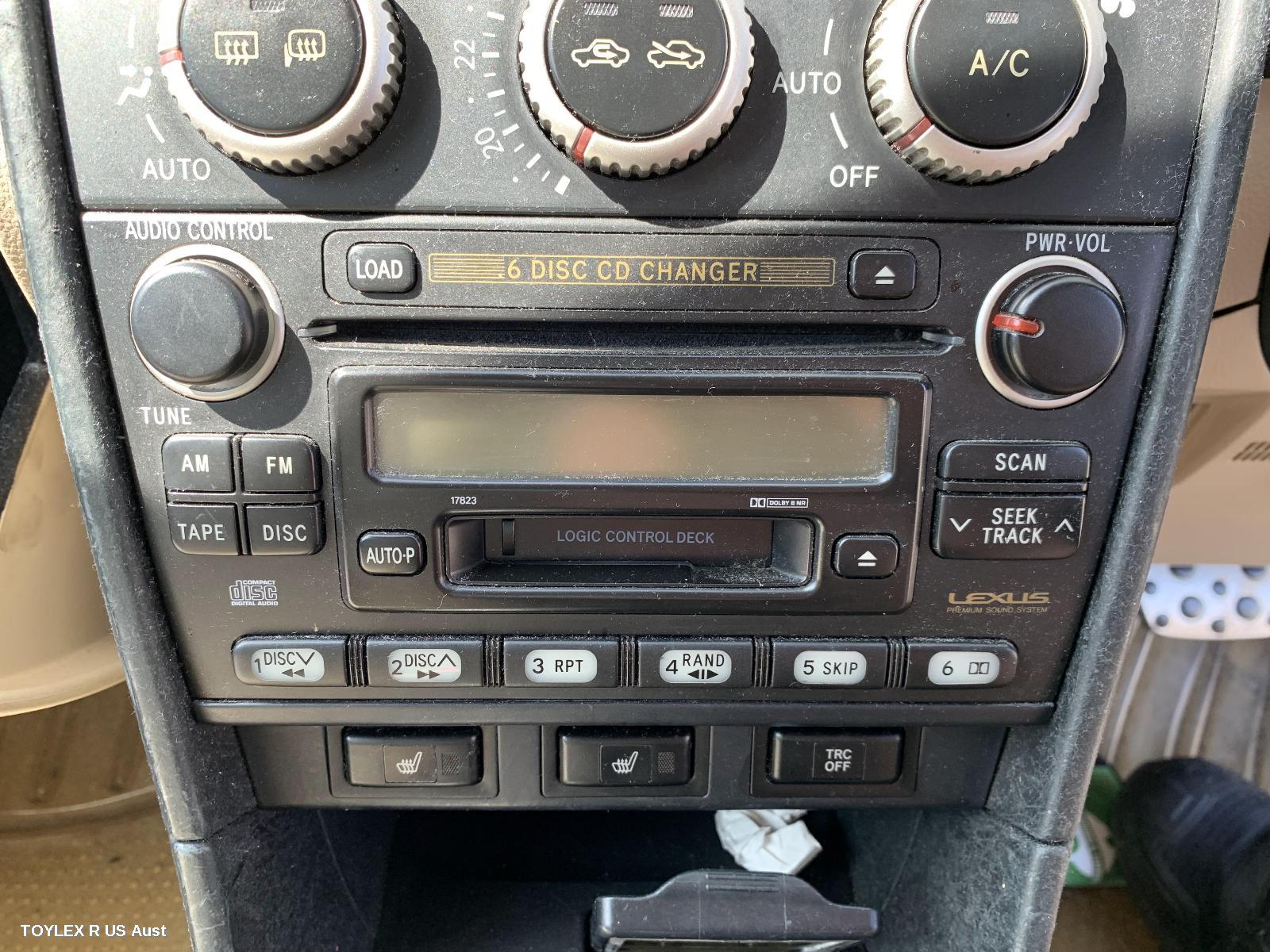 LEXUS IS200/IS300 2005 Radio/Cd/Dvd/Sat/Tv CD STACKER IN DASH