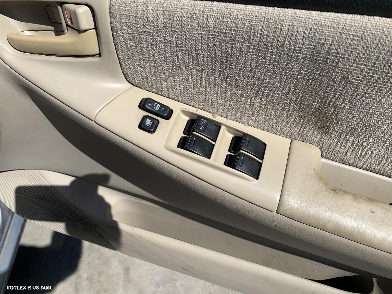 TOYOTA COROLLA 2003 Pwr Dr Wind Switch RH FRONT (MASTER SWITCH), 4 SWITCH TYPE, DRIVERS DOOR AUTO ONLY TYPE, ZZE122