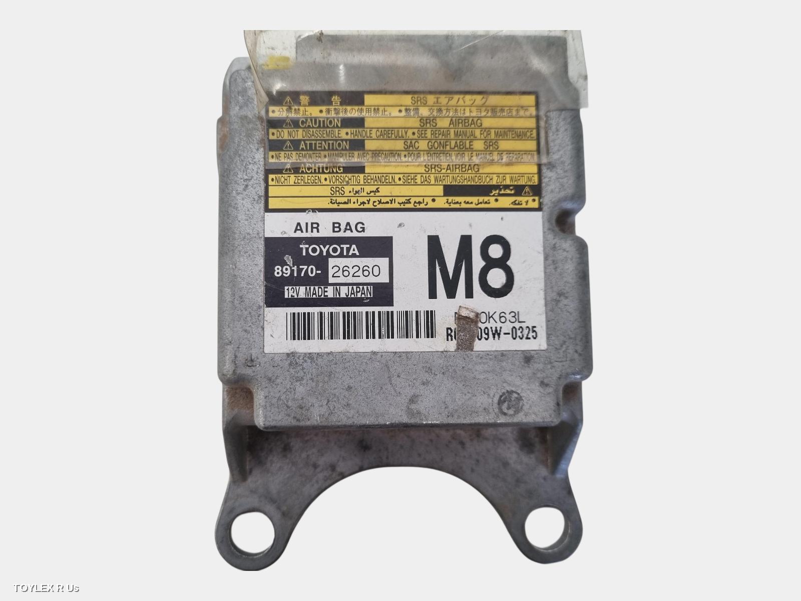 TOYOTA HIACE 2009 Airbag Module/Sensor MODULE, LWB/SWB TYPE, TRH/KDH