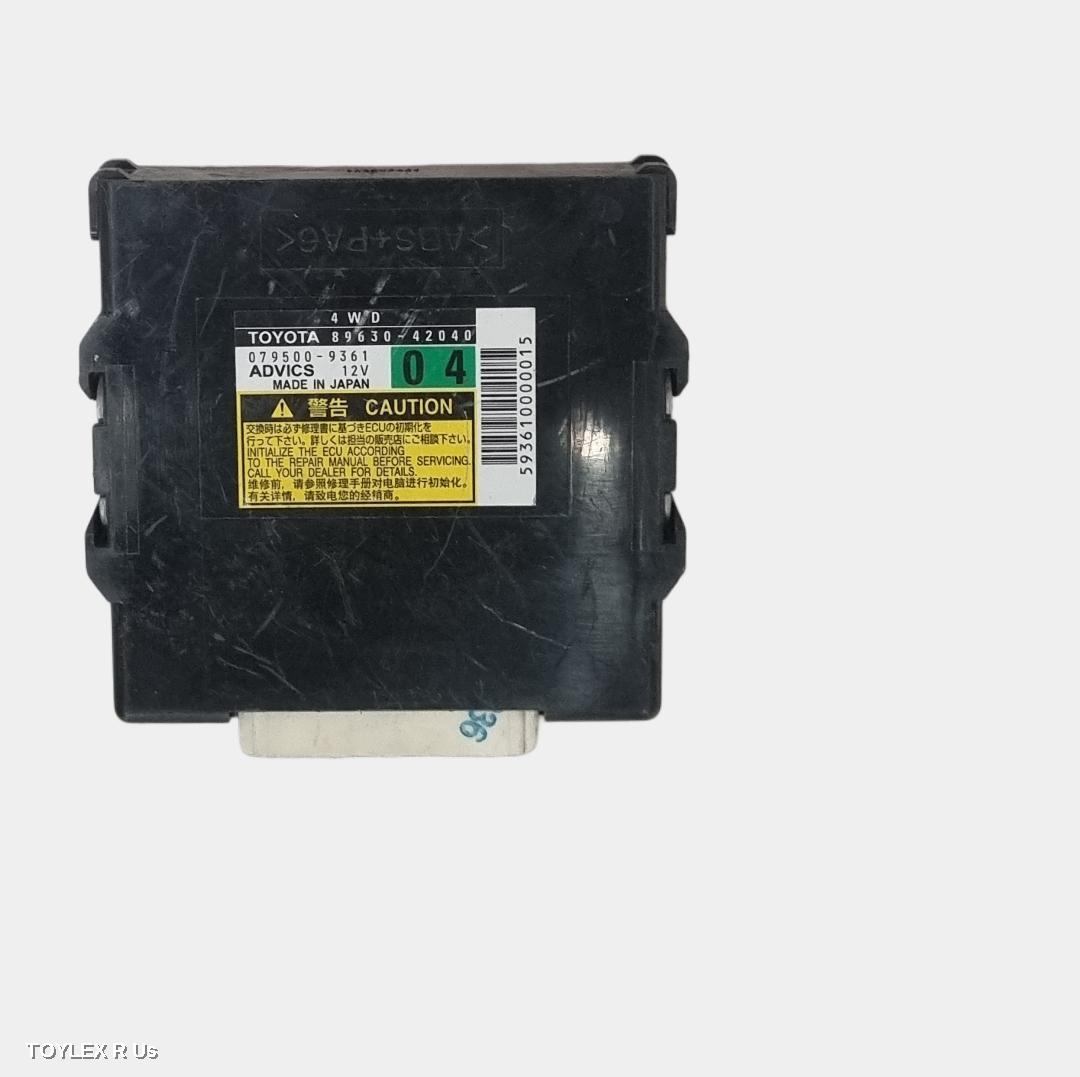TOYOTA RAV4 2011 Ecu COMPUTER 4WD ECU, ACA33