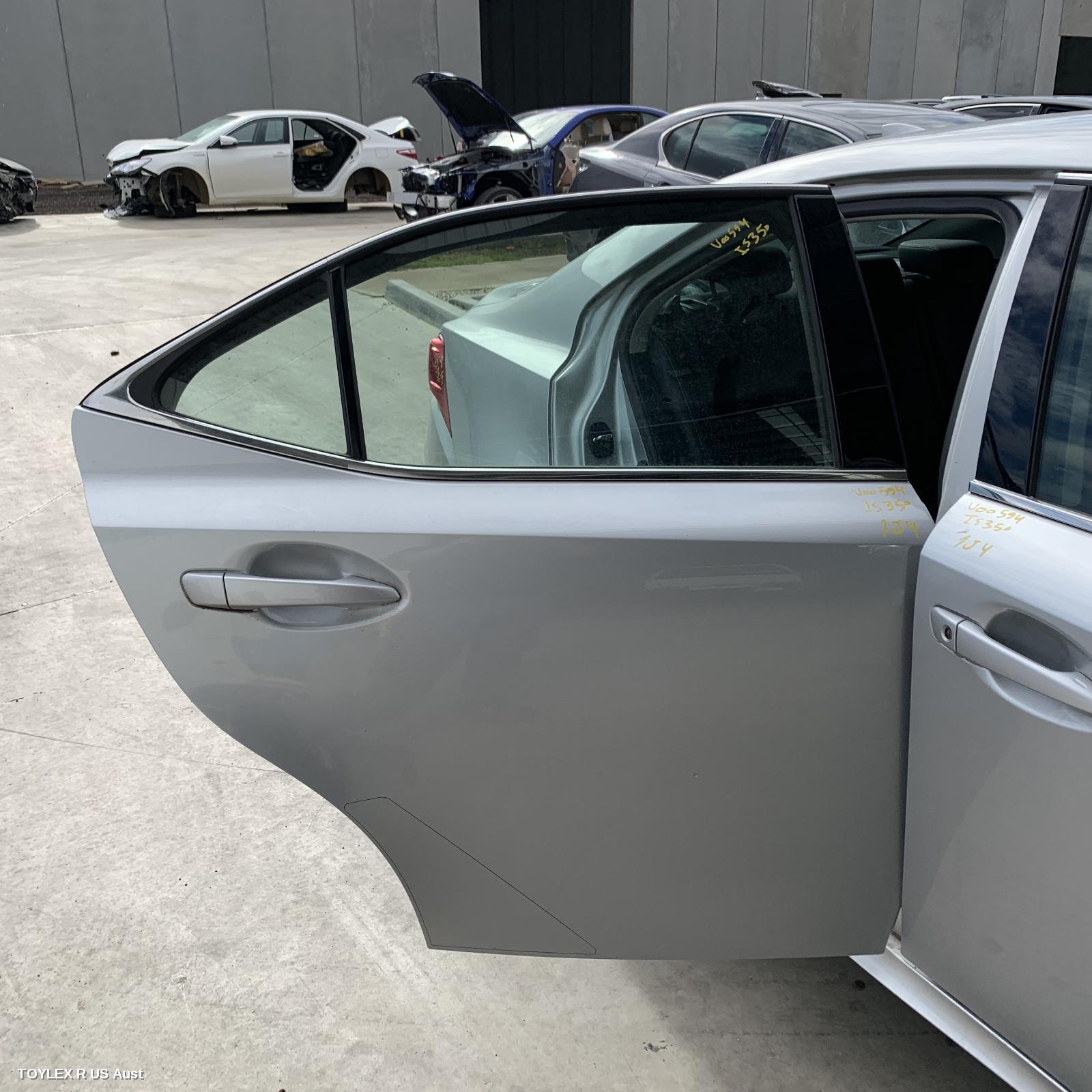 LEXUS IS SERIES 2015 Right Rear Door Sliding IS200t/IS250/IS300H/IS350, XE30