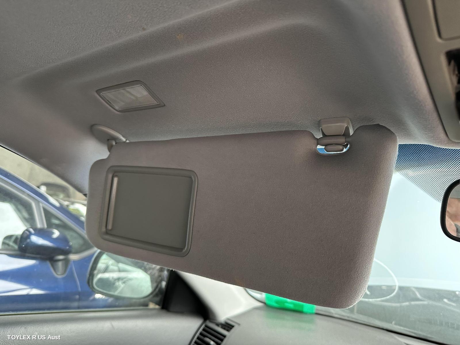 TOYOTA CAMRY 2010 Sunvisor ACV40, LH SIDE, W/ LAMP TYPE