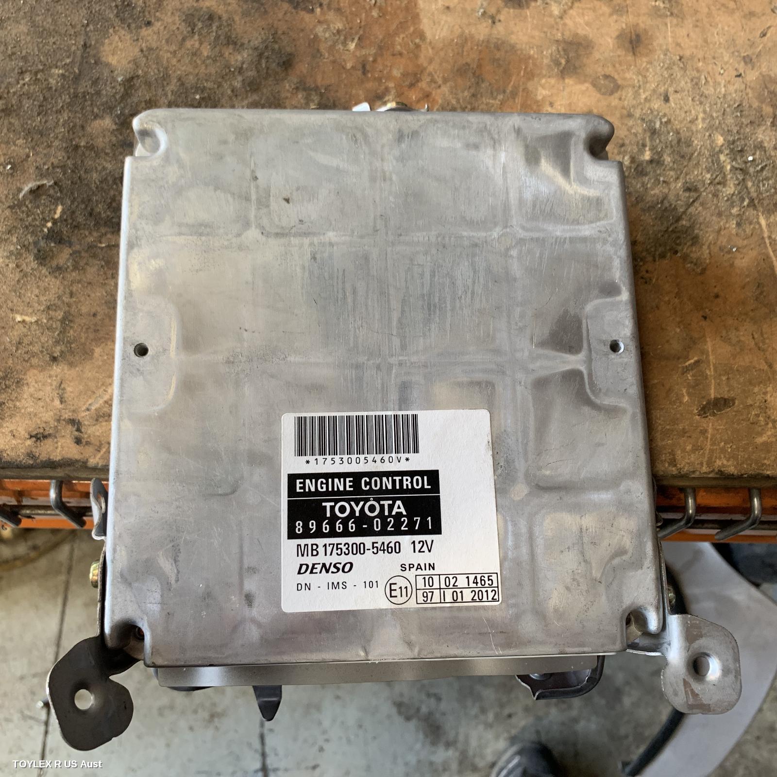 TOYOTA COROLLA 2003 Ecu ENGINE ECU, 1.8, 2ZZ-GE, PETROL, ECU ONLY, ZZE122