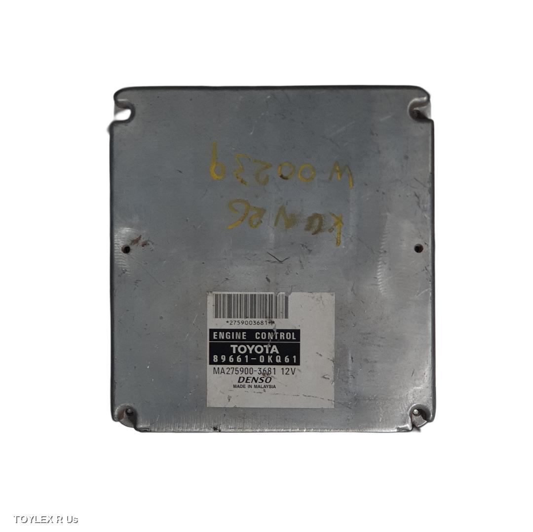 TOYOTA HILUX 2015 Ecu ENGINE ECU, 3.0, 1KD-FTV, DIESEL, MANUAL, 4WD, P/N 896610KQ61, ECU ONLY