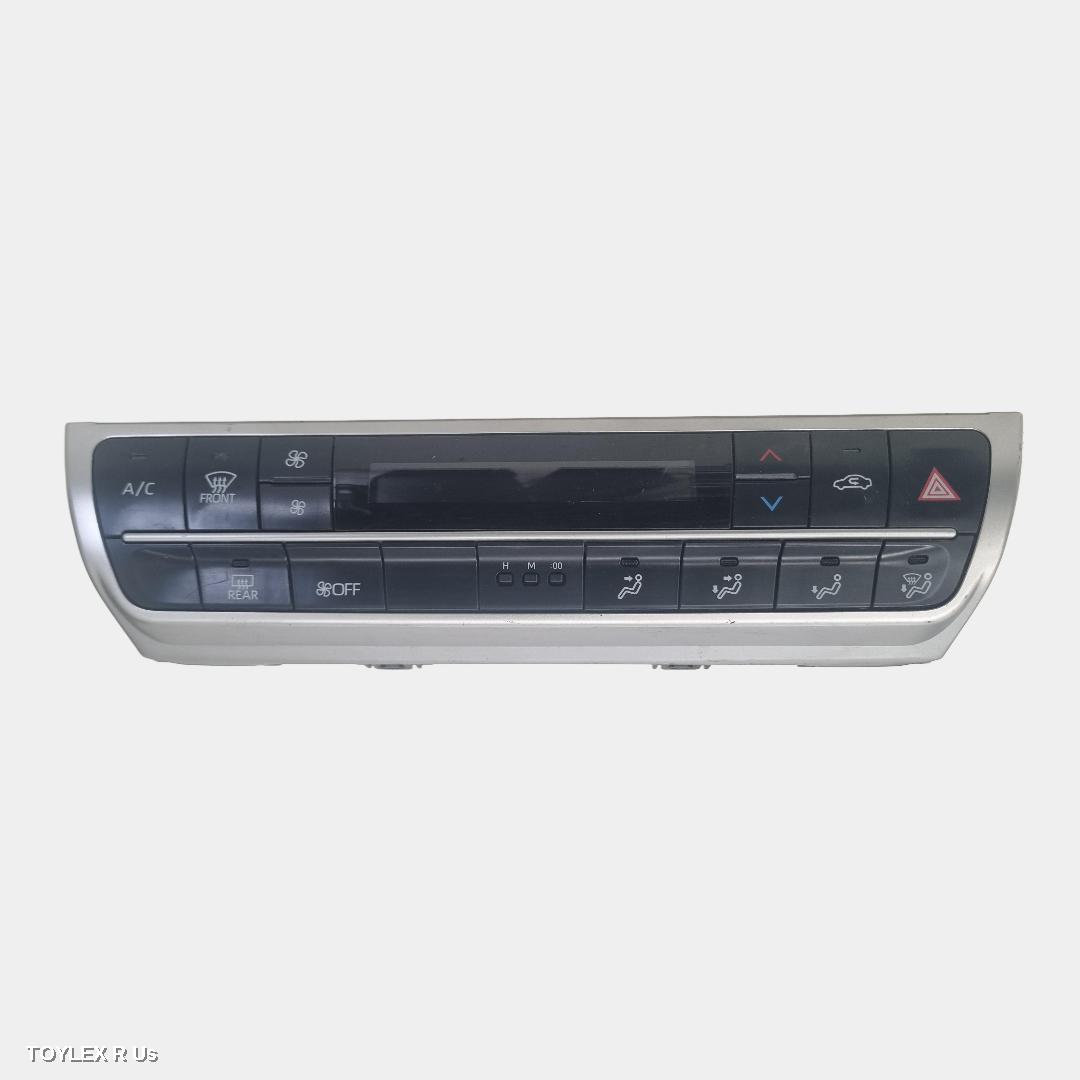 TOYOTA PRADO 2021 Heater/Ac Controls 150 SERIES, GX, FRONT, CLIMATE CONTROL, NON DUAL ZONE A/C TYPE, P/N 8401060J10