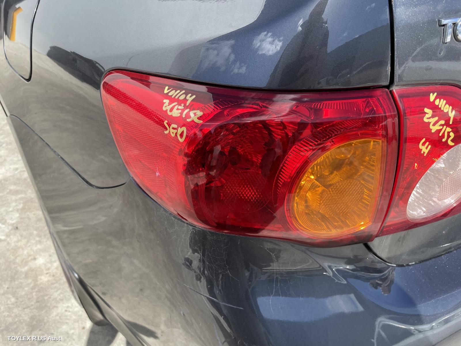 TOYOTA COROLLA 2008 Left Taillight ZRE152/153R, SEDAN