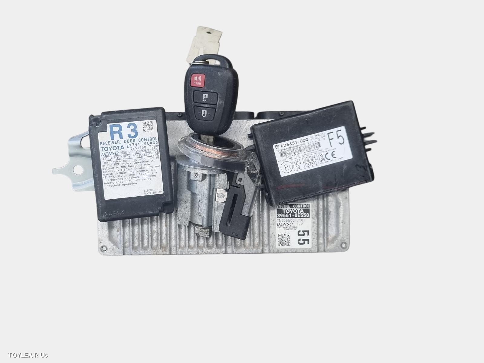 TOYOTA KLUGER 2015 Ecu ENGINE ECU, 3.5, PETROL, 2GR-FE, SEC SET (ECU/IMM/READER/KEY), GSU50/GSU55
