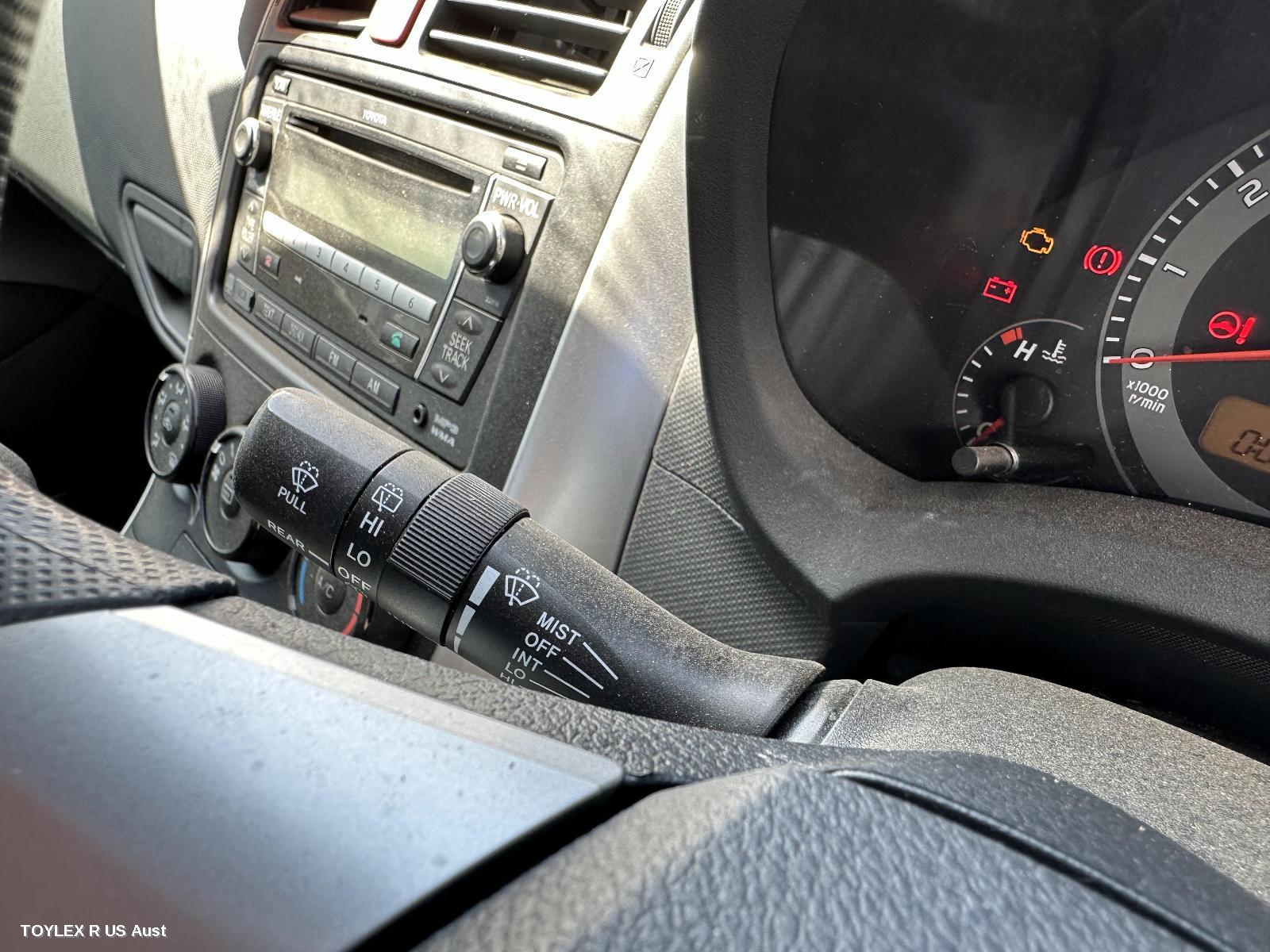 TOYOTA COROLLA 2010 Combination Switch WIPER SWITCH, ZRE152R, HATCH, NON RAIN SENSOR TYPE