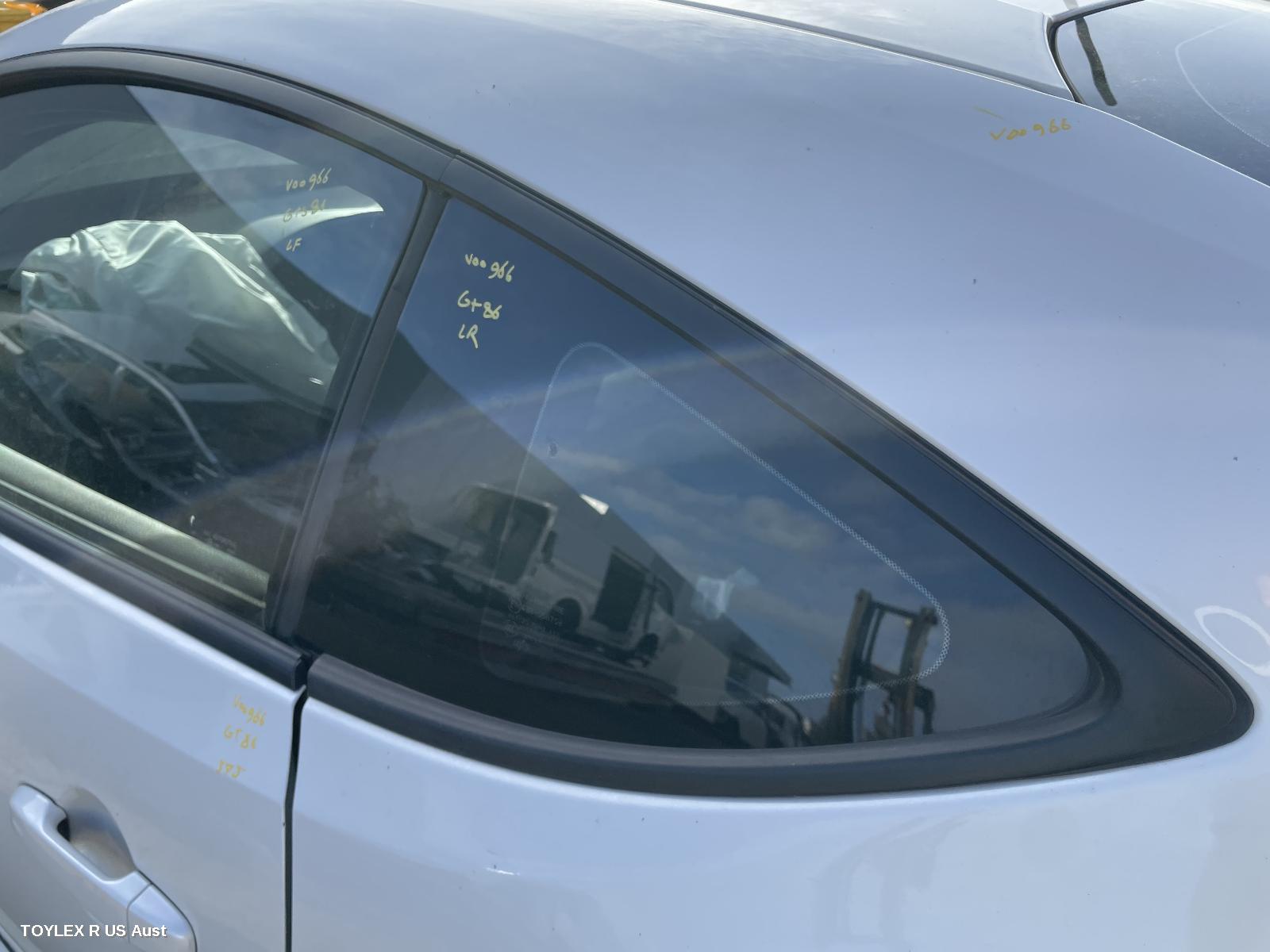 TOYOTA 86 2013 Left Rear Side Glass ZN6