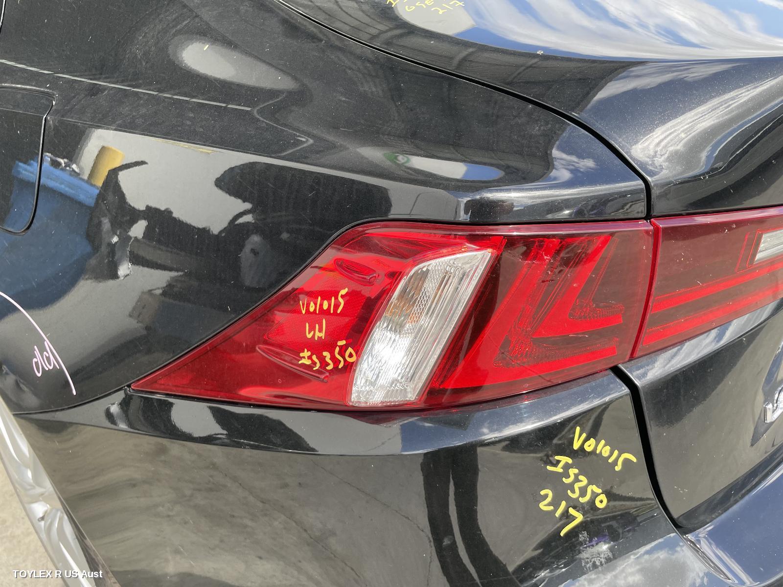 LEXUS IS SERIES 2013 Left Taillight XE30