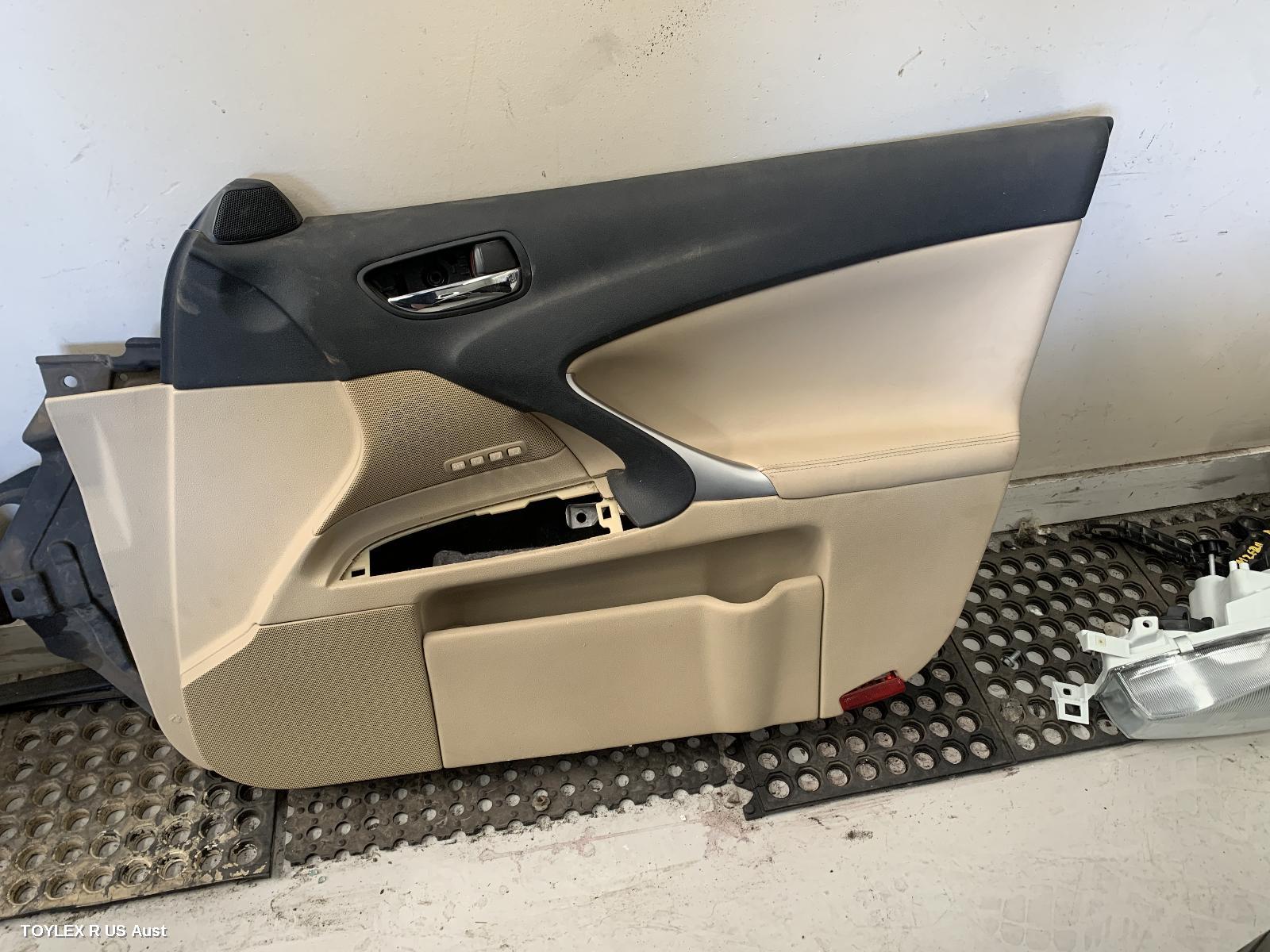 LEXUS IS250/IS250C 2008 Door Trim IS250/IS350, RH FRONT, LEATHER, BEIGE, GSE20R/GSE21R, PRESTIGE/X